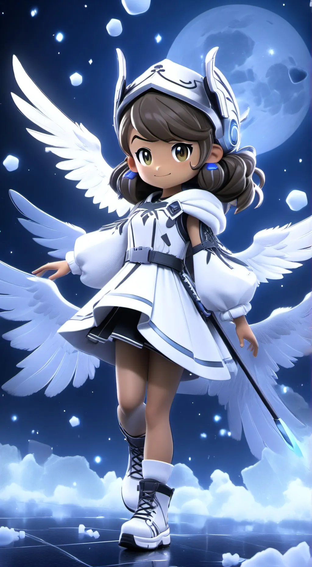 ai character: Athena background