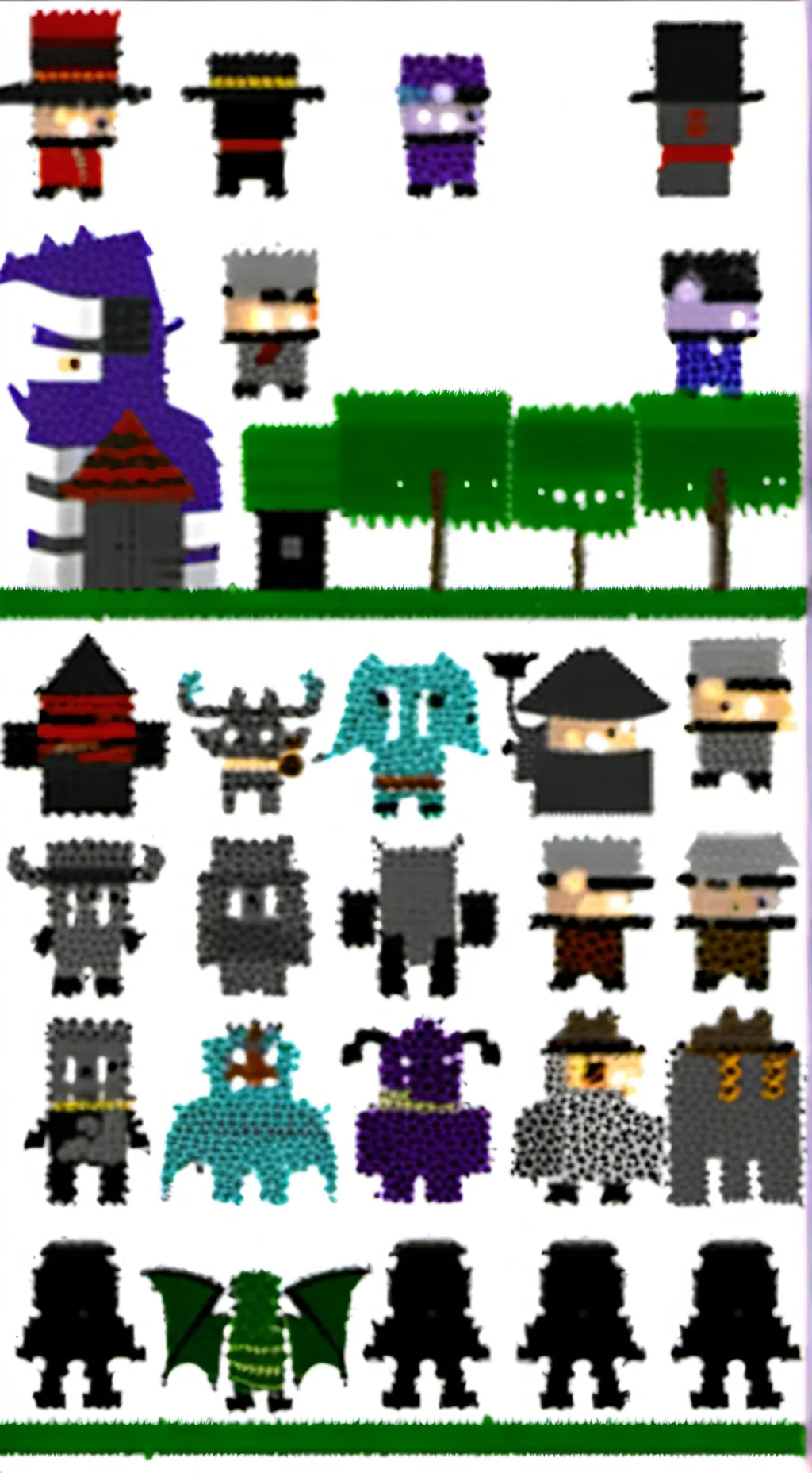 ai character: Durple  background