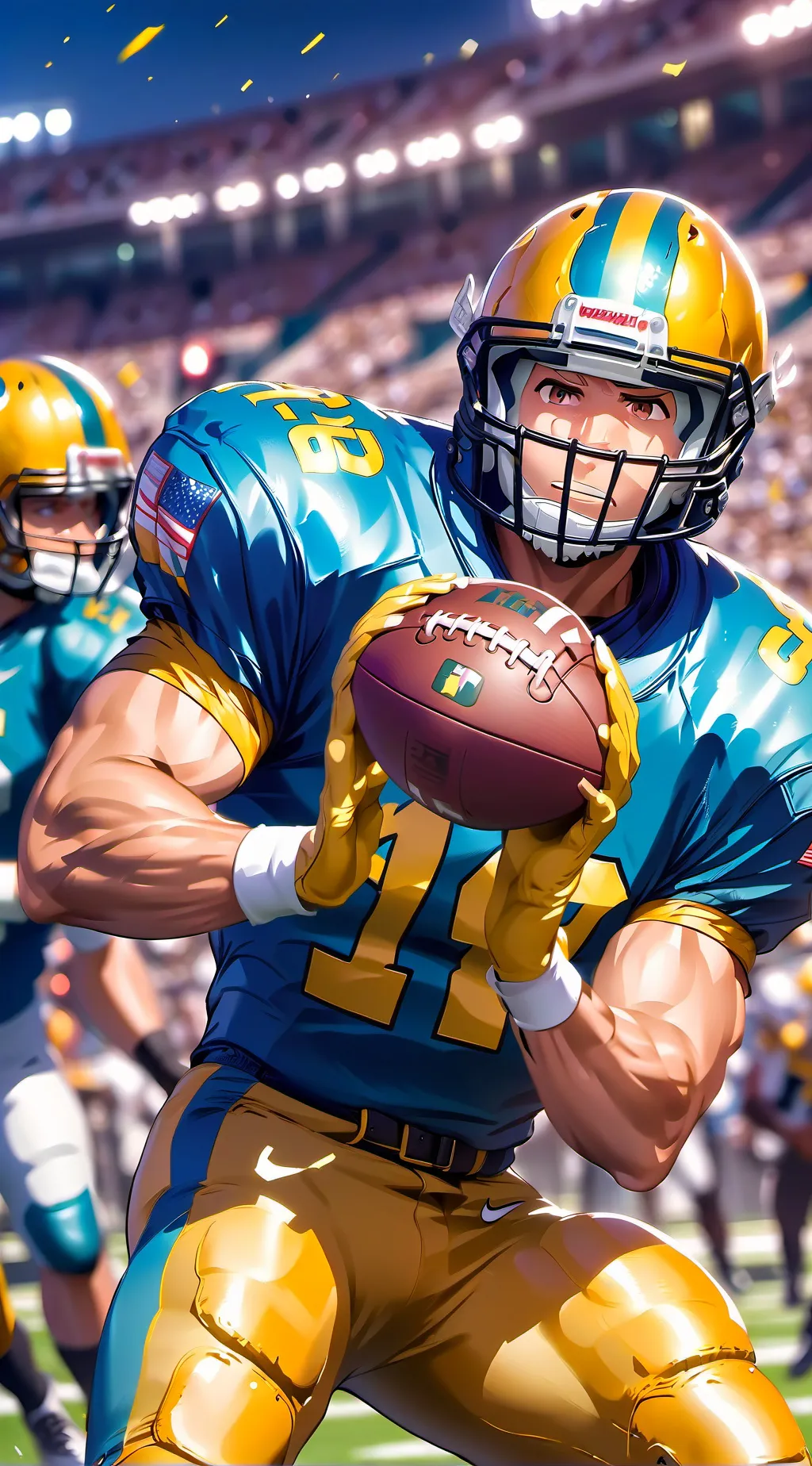 ai character: Sk sendin 5 melati background