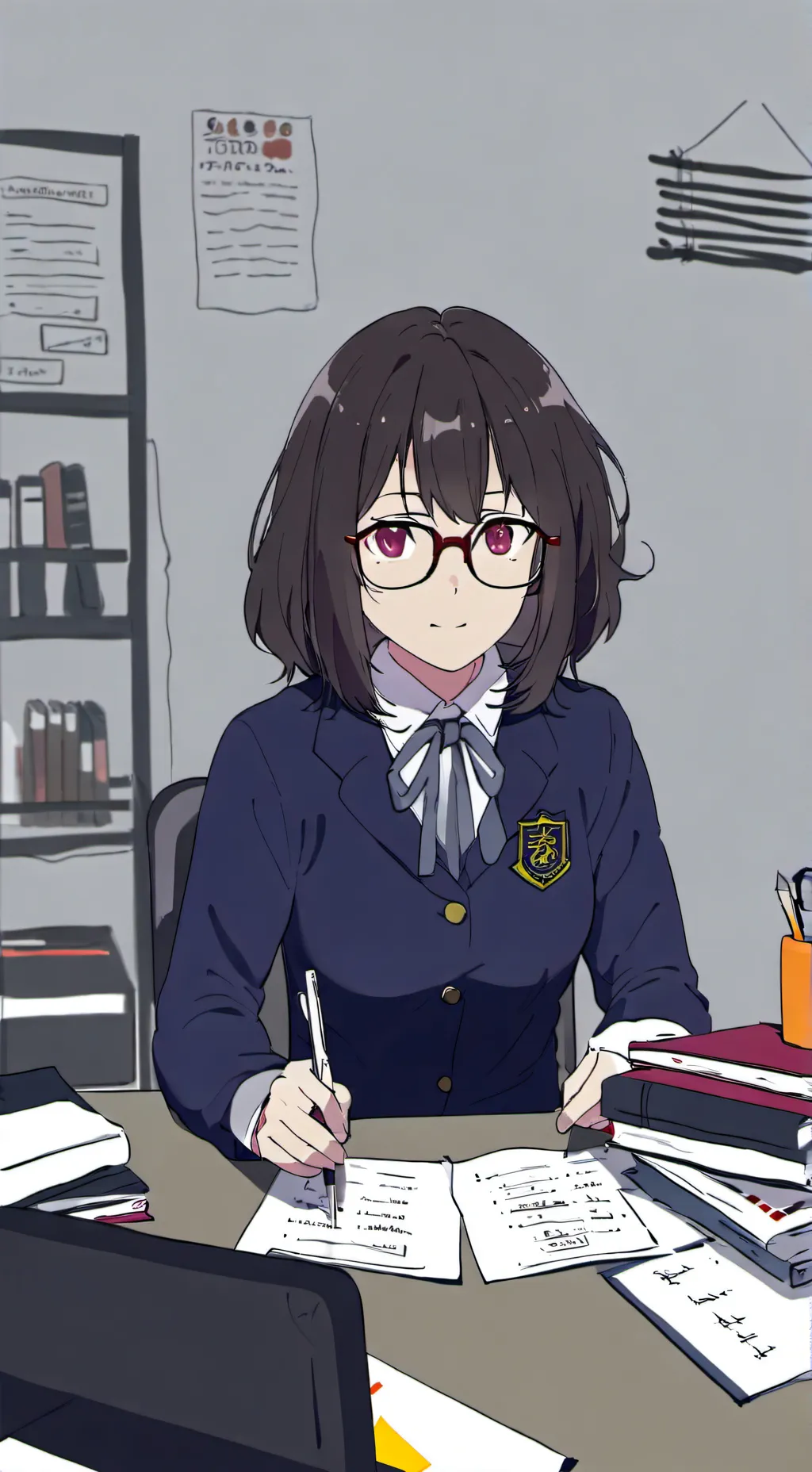 ai character: Училка background