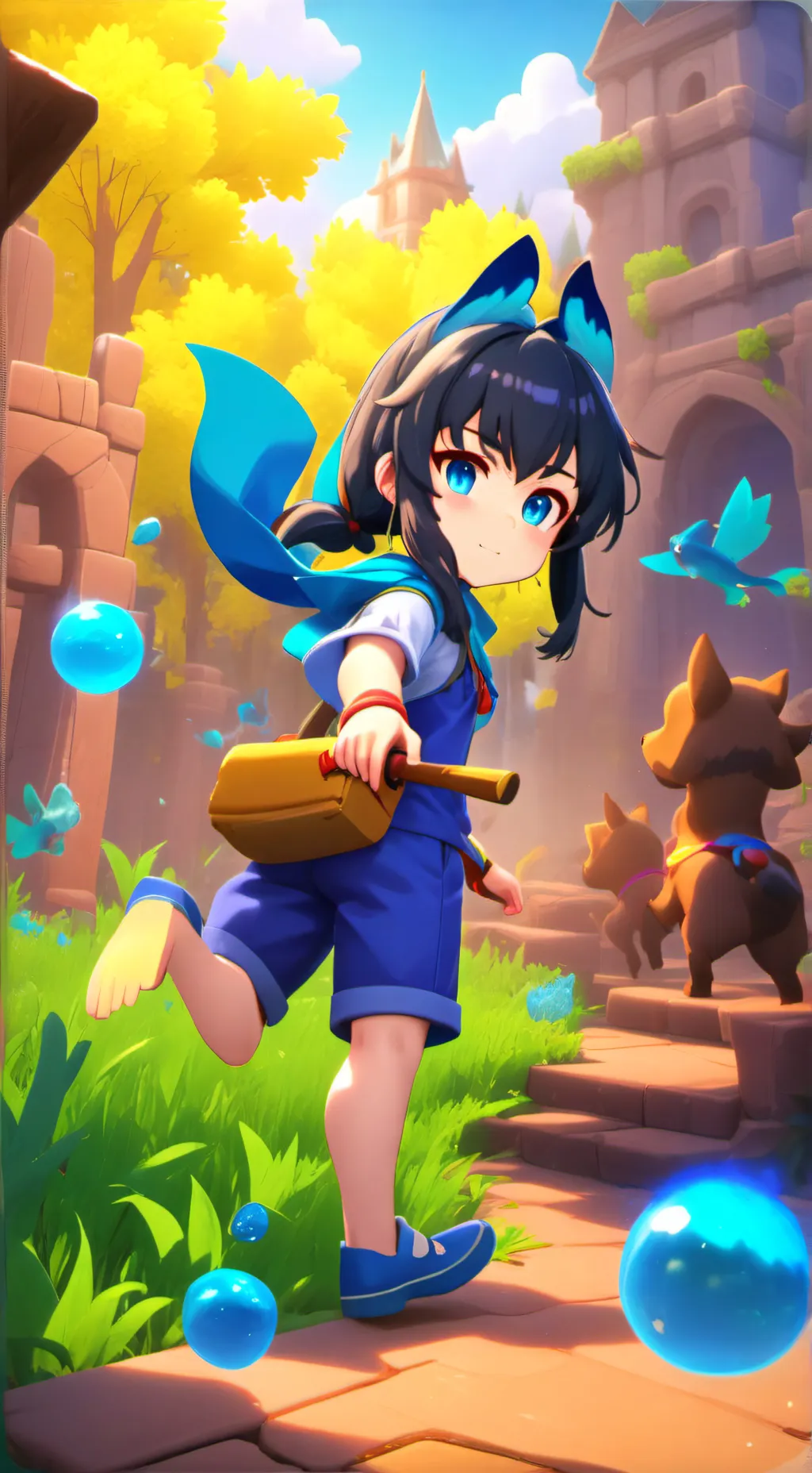 ai character: hermano de tokito  background