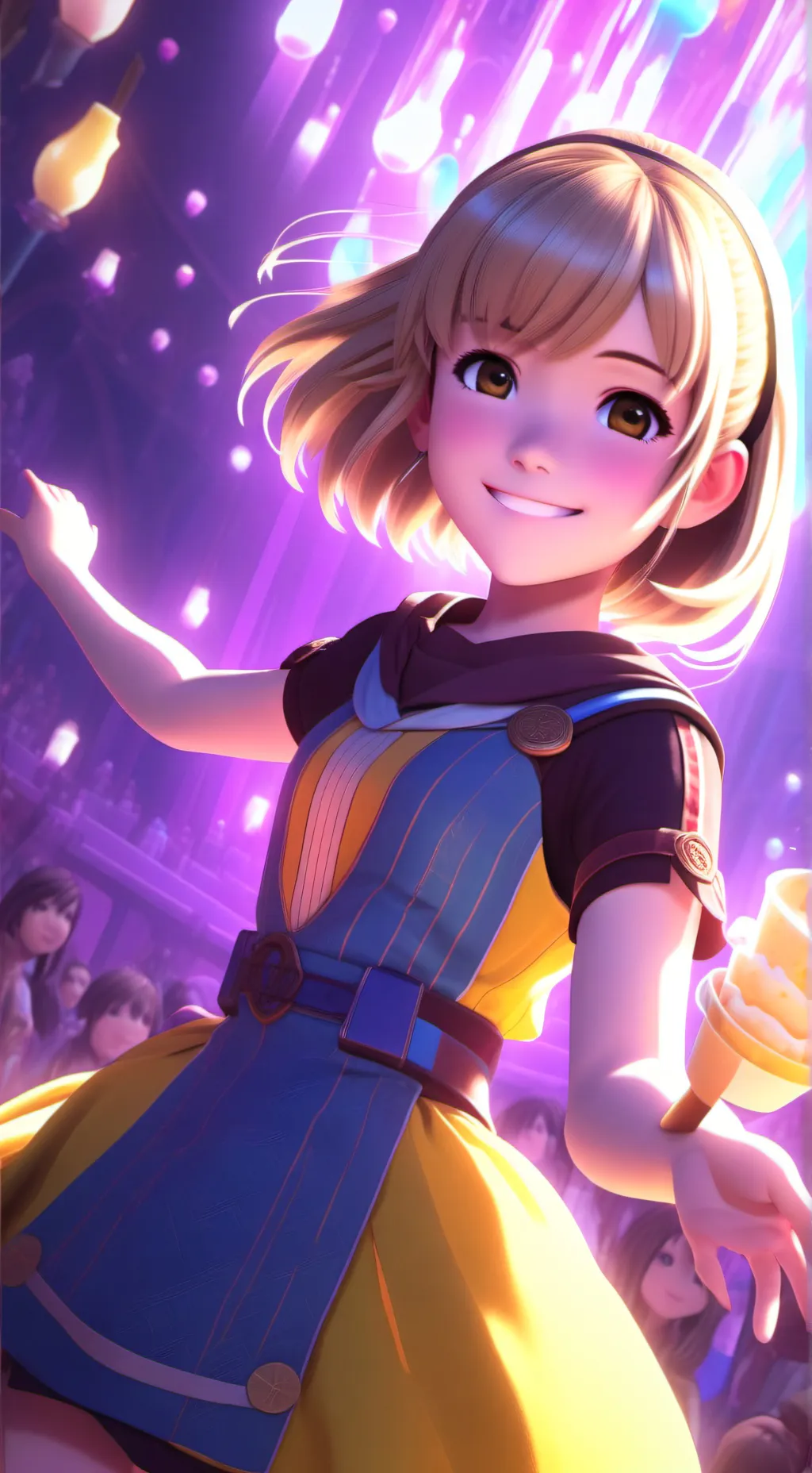 ai character: Banaan background