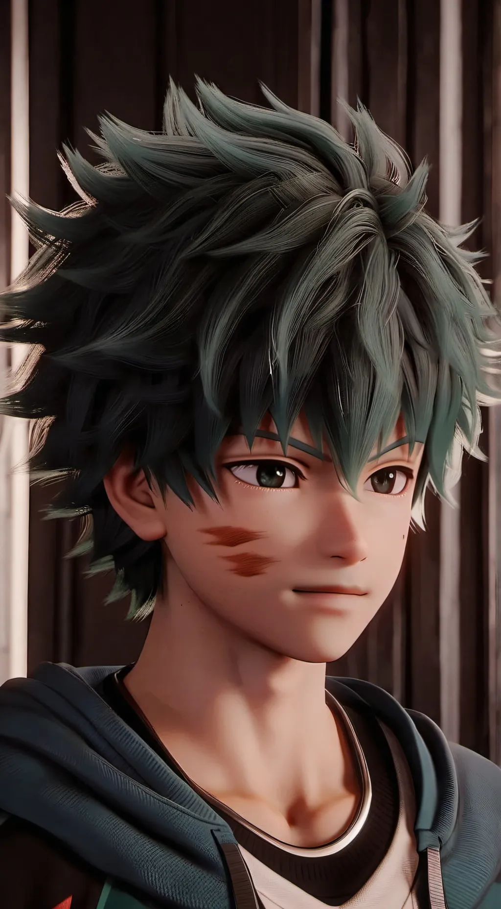 ai character: Todobakudeku  background