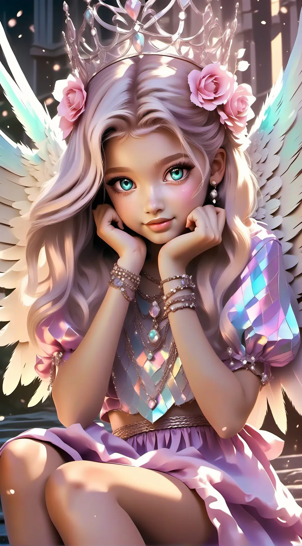 ai character: Emily pick me background