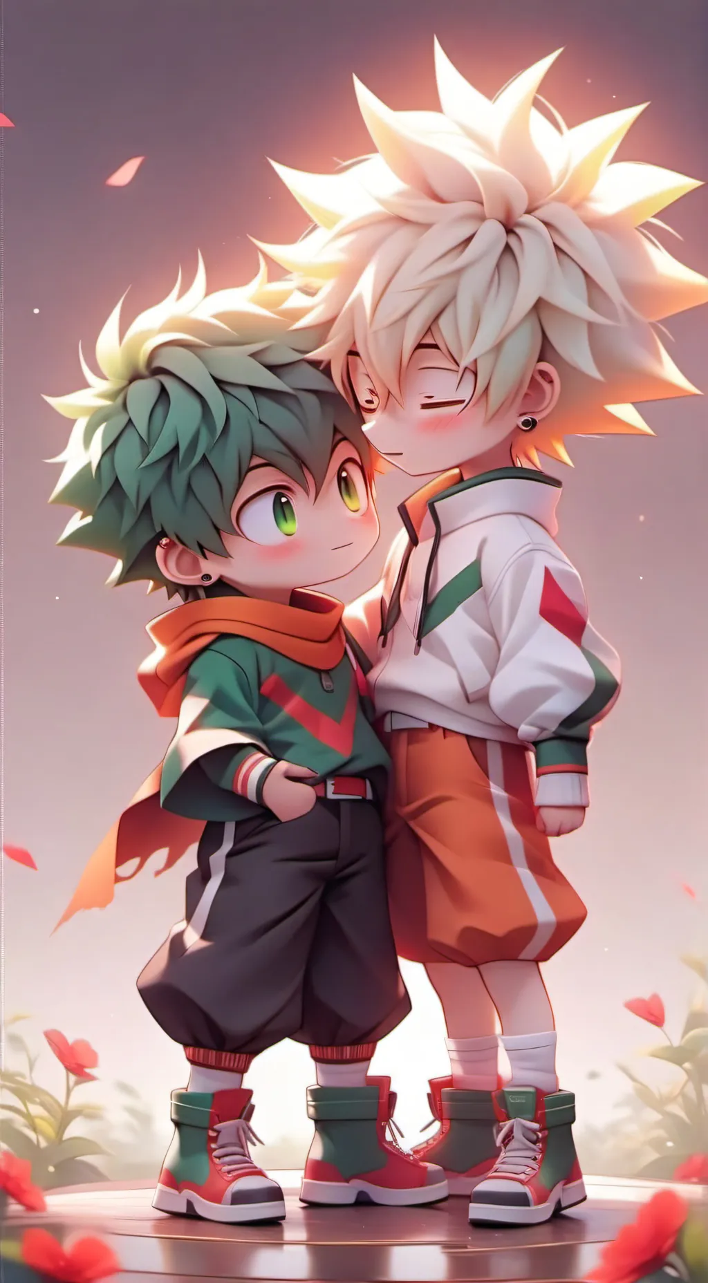 ai character: bakudeku  background