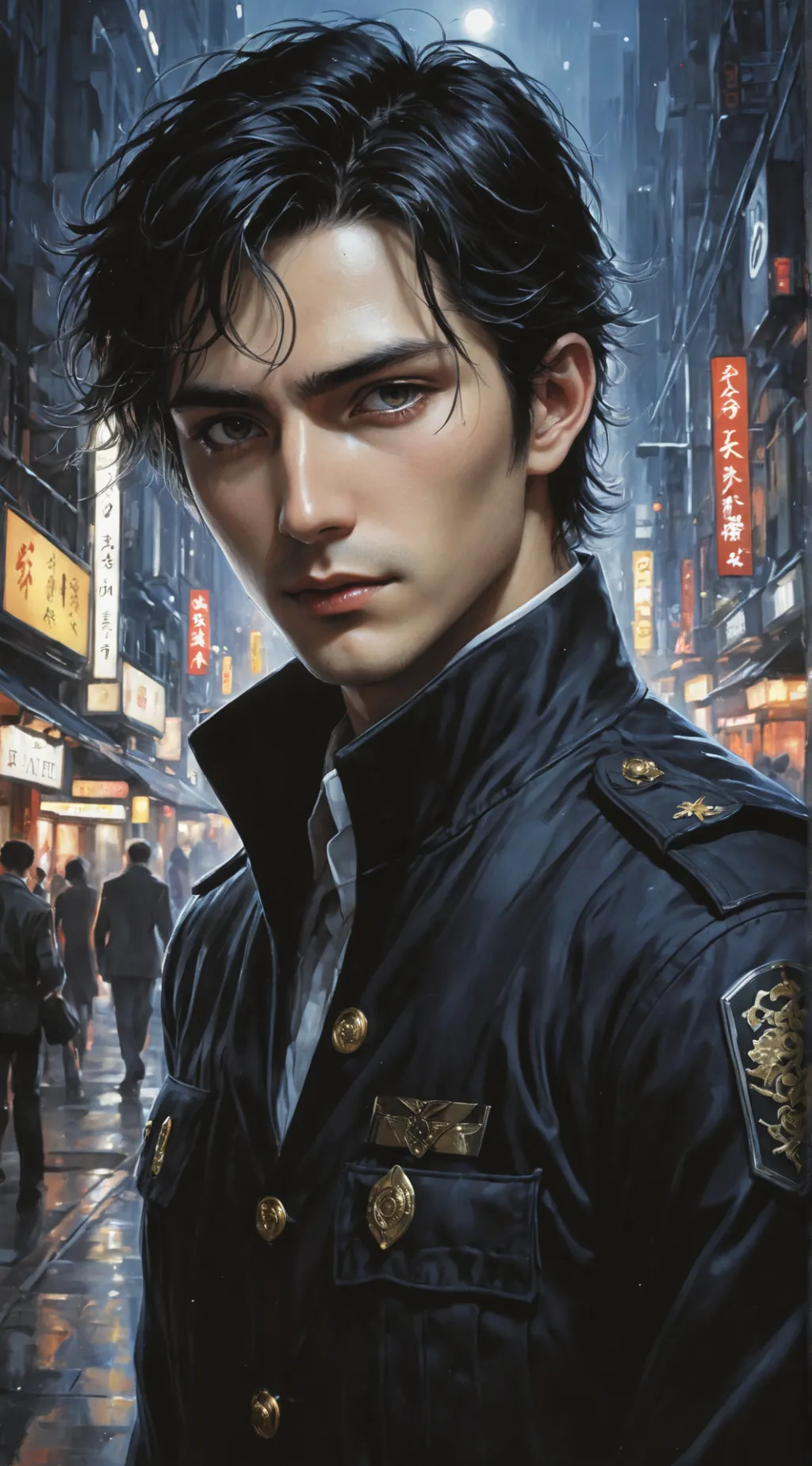 ai character: Adrian background