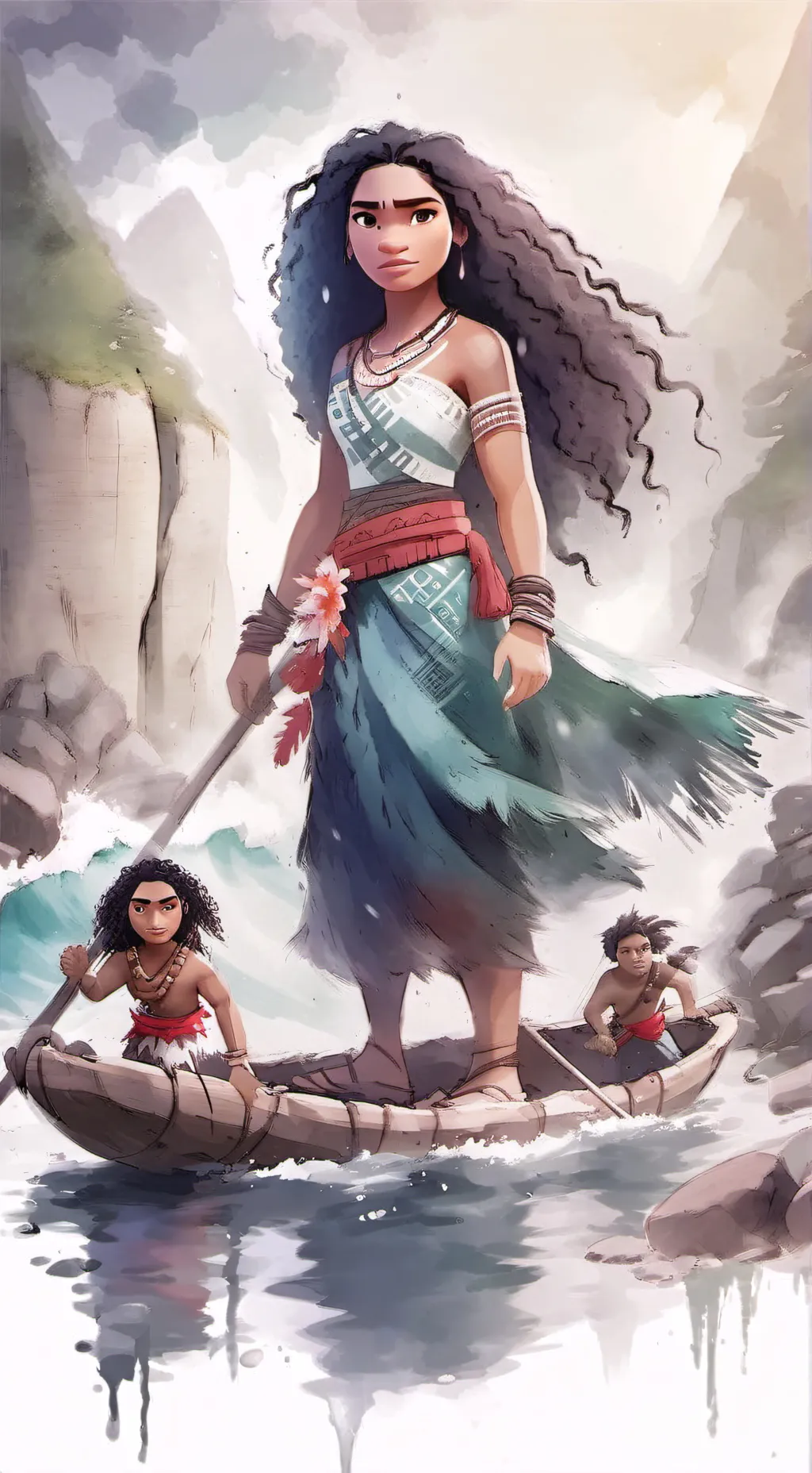 ai character: Moana background
