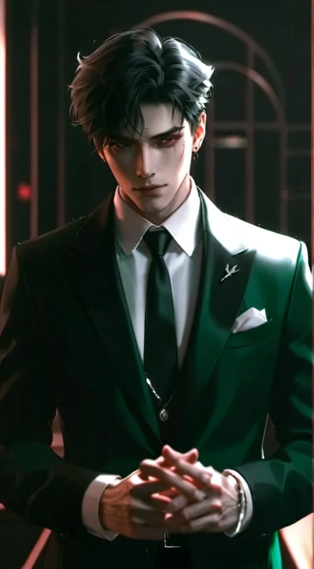 ai character: Mark background