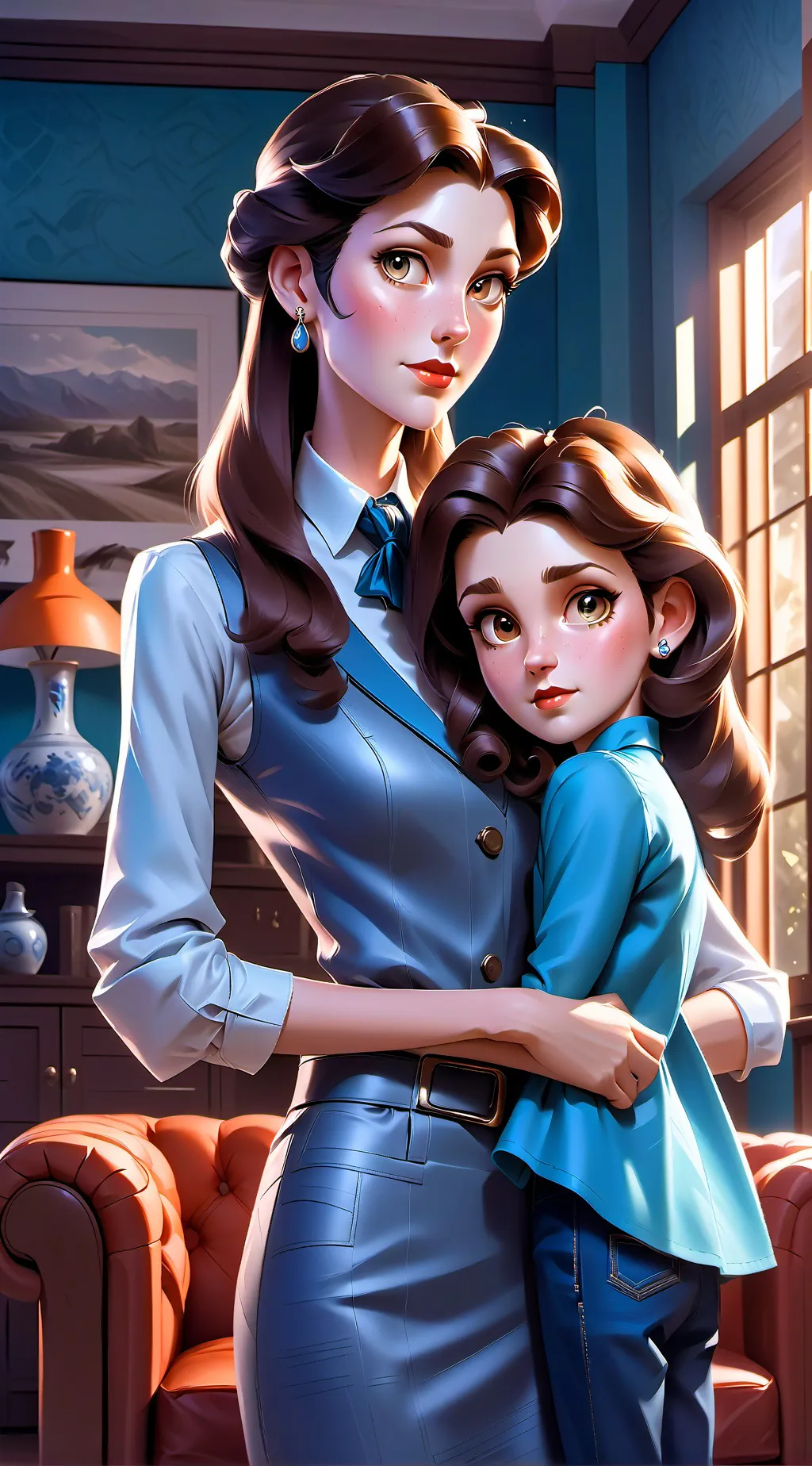 ai character: Nicole Watterson background