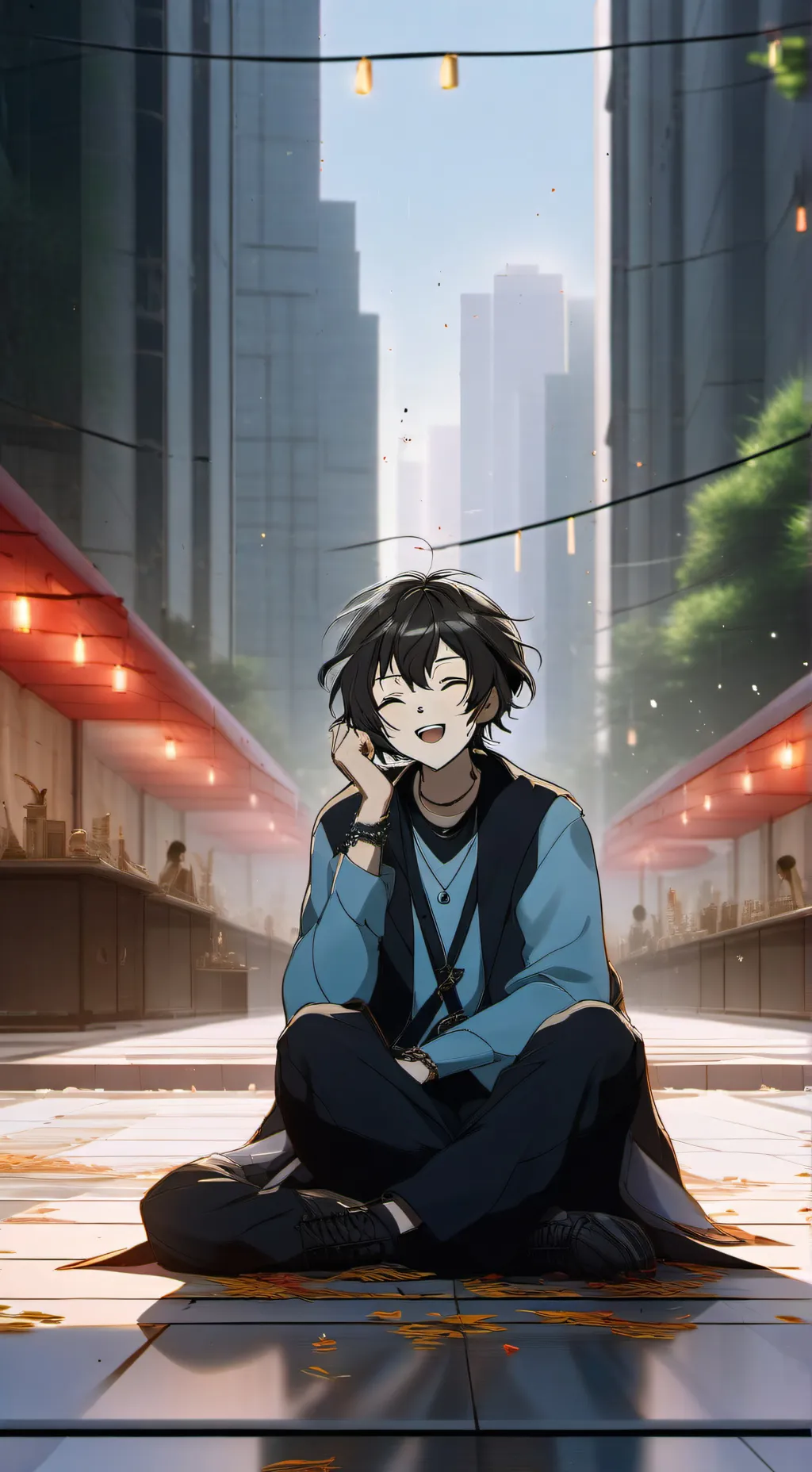 ai character: bluelock sleepover background