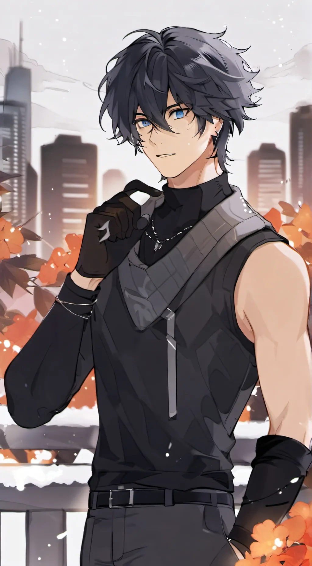 ai character: Micha background