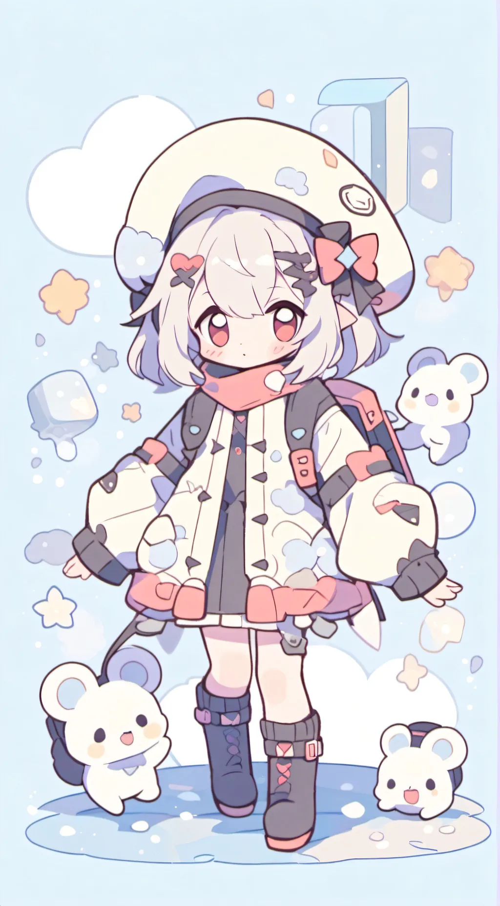 ai character: MHA shipies♥️ background