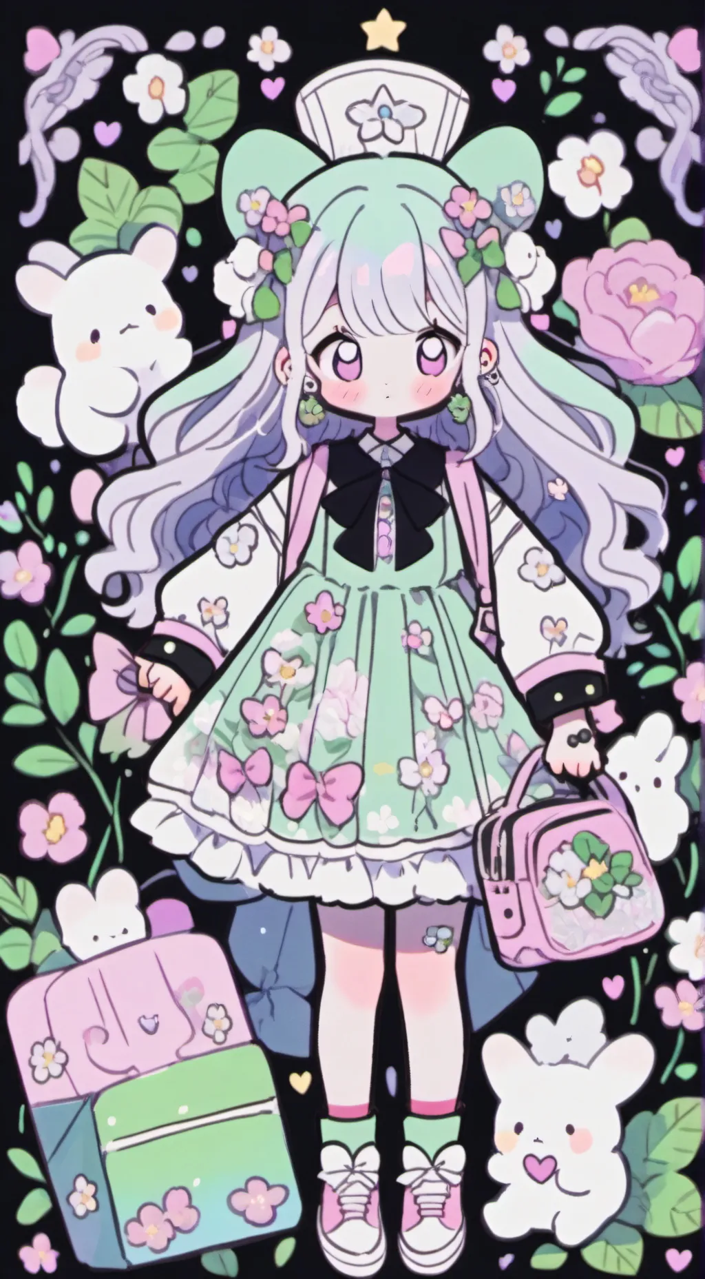 ai character: Луана background