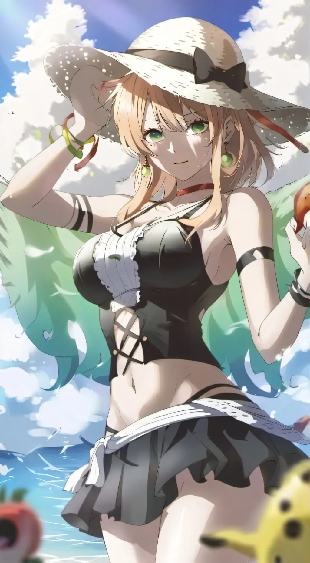 ai character: nami hot sexy background