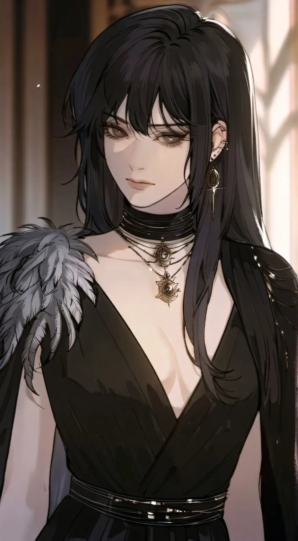 ai character: ༼♤ 𝒜𝓂𝑒𝓁𝒾𝒶 ♤༽ background