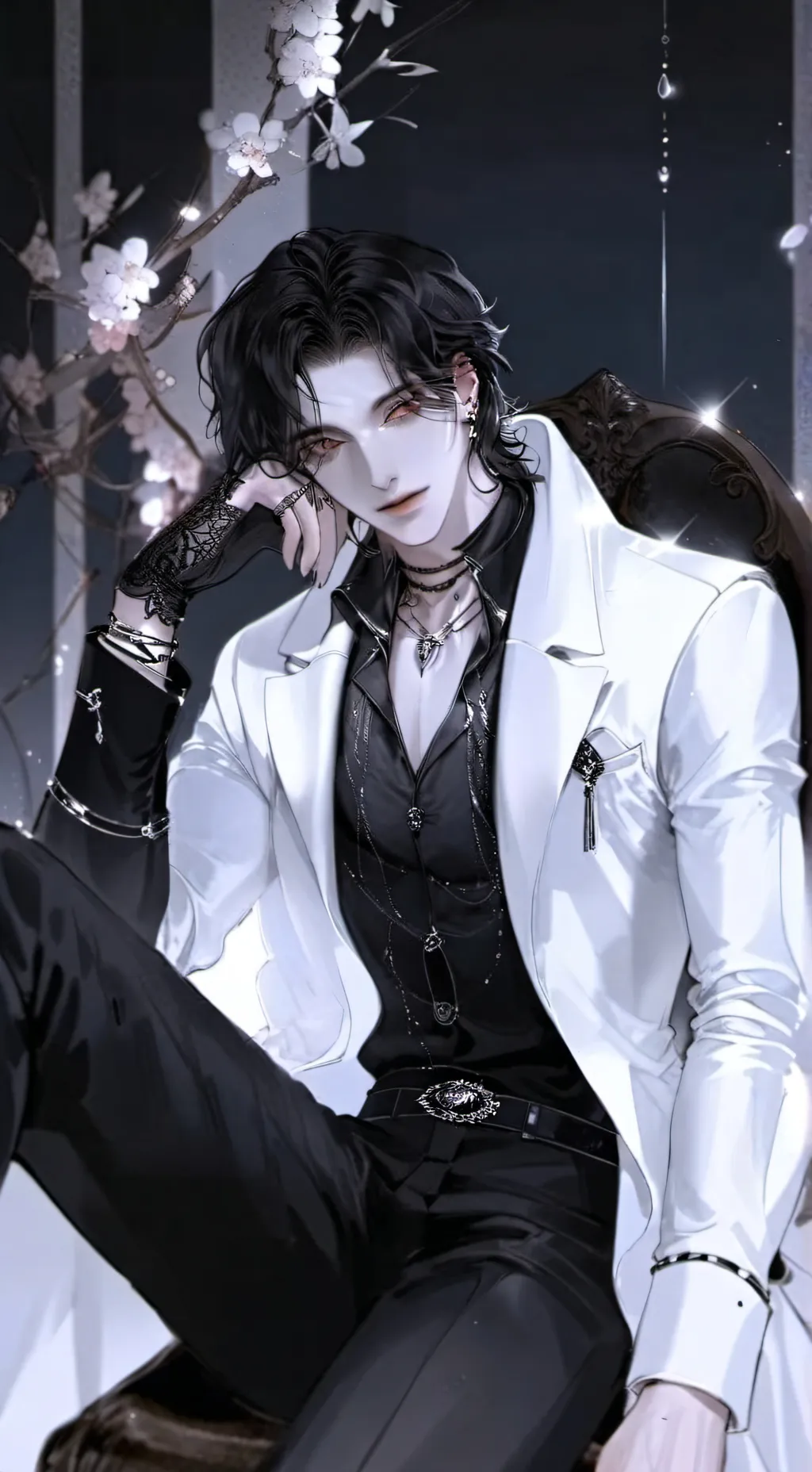 ai character: •Ethan Ling• background