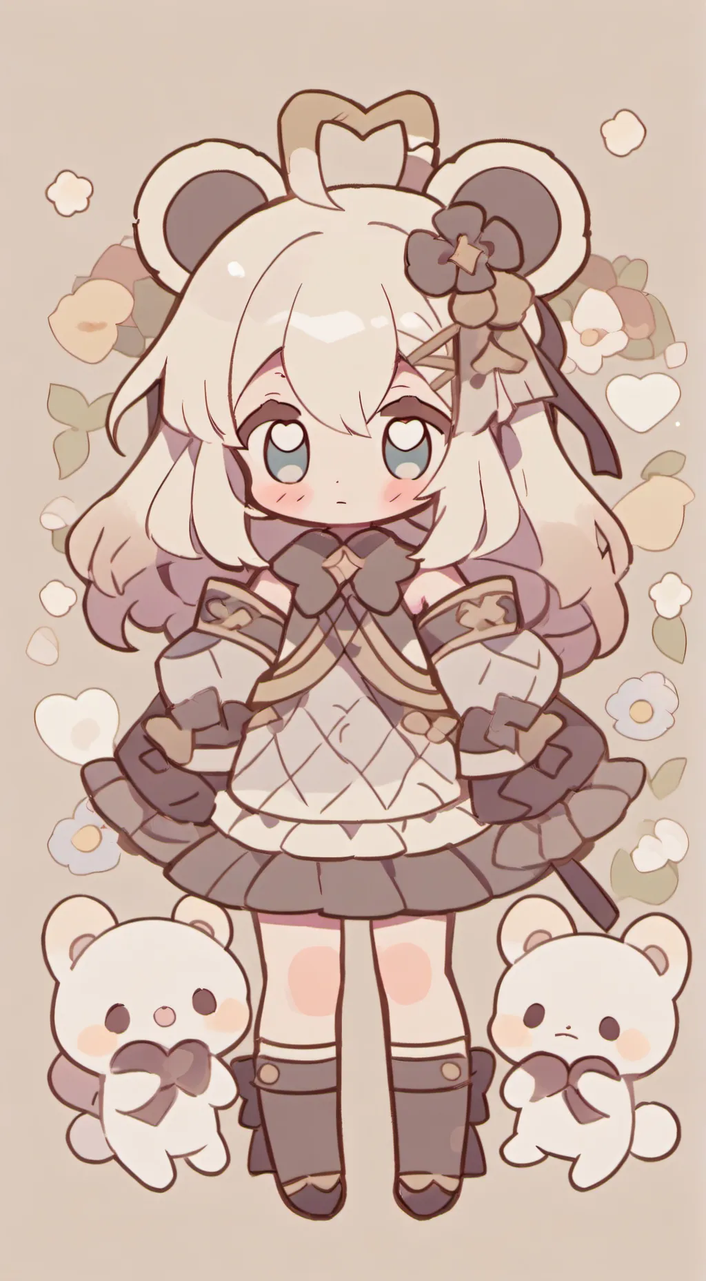 ai character: Spurnki oc  background