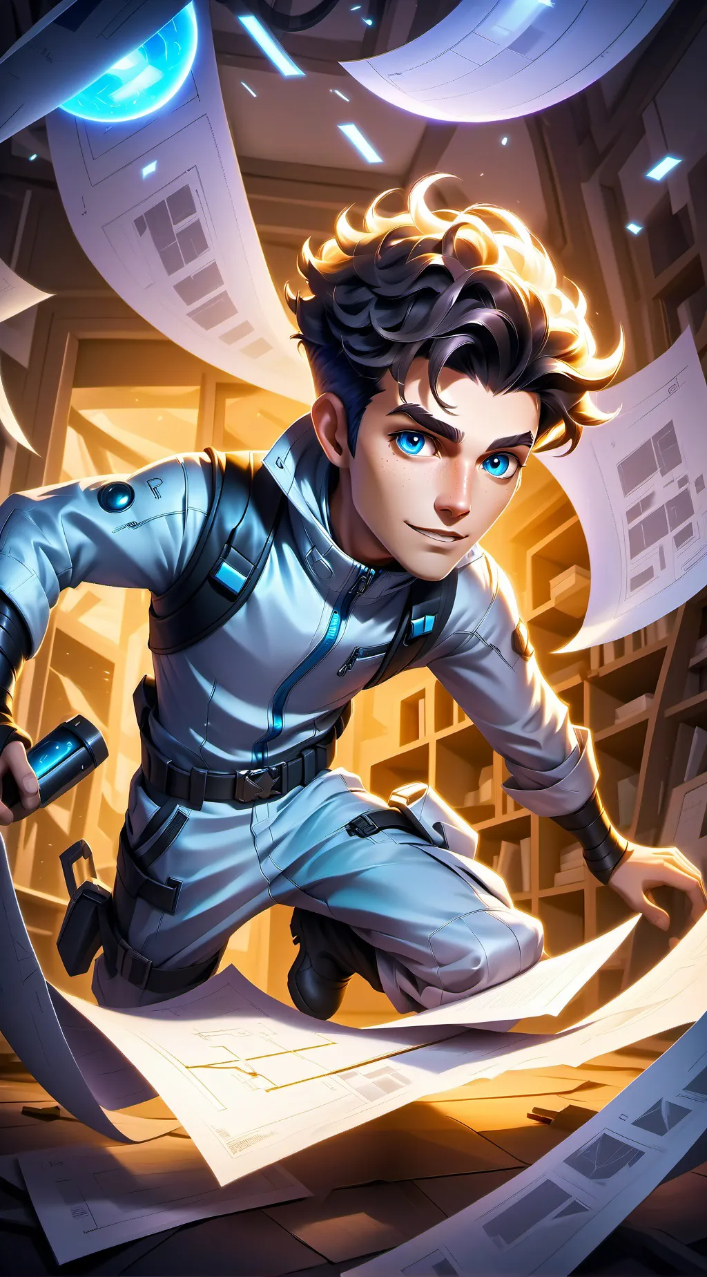 ai character: Ace Velocity background