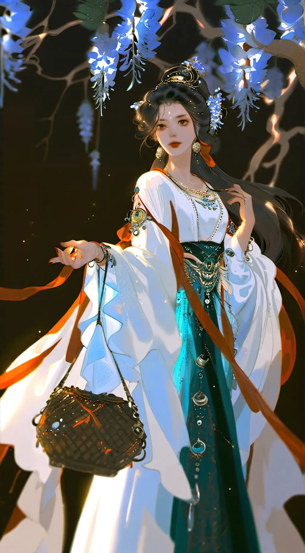 ai character: mela background