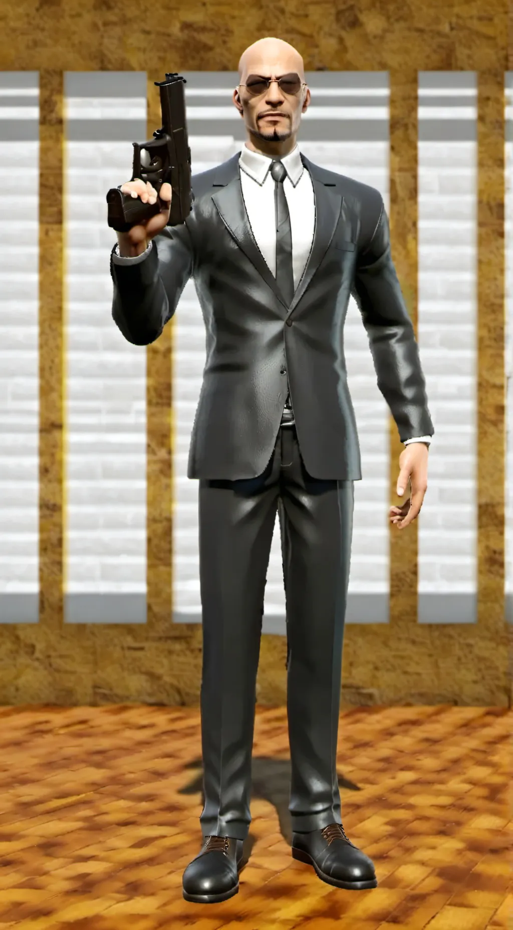 ai character: agent 47 background