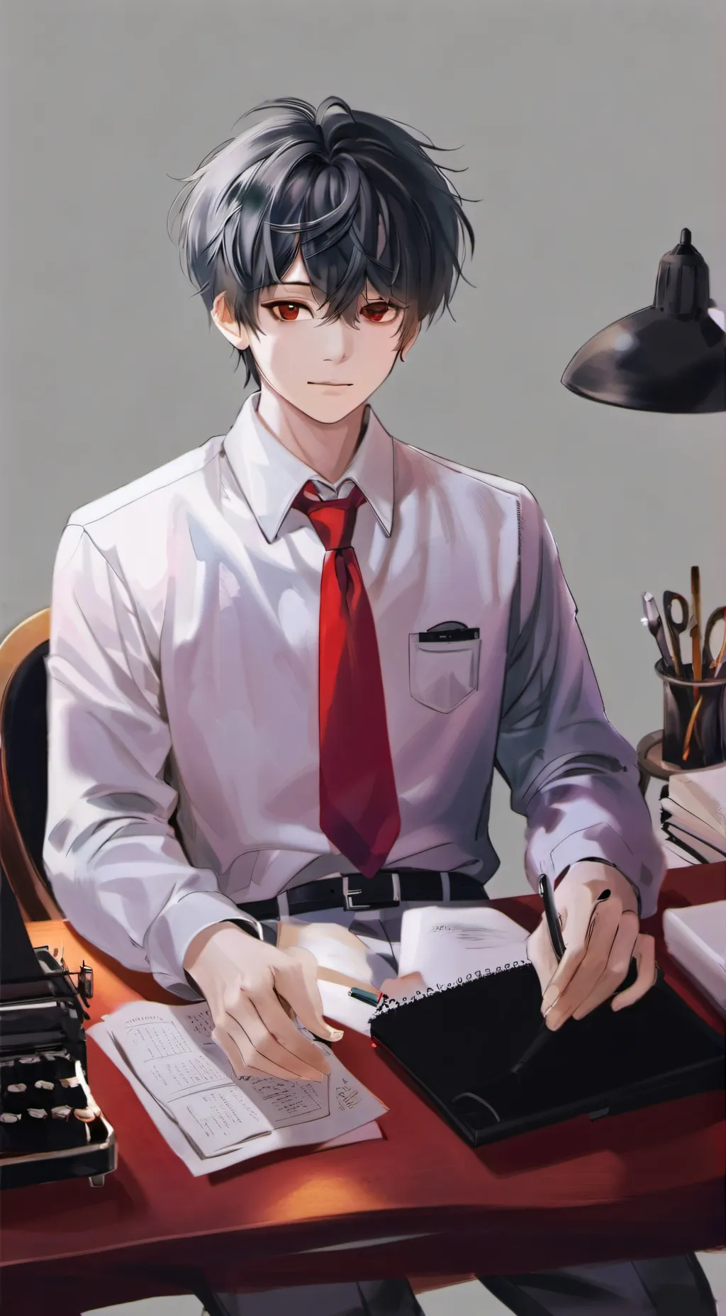 ai character: Tommy  background