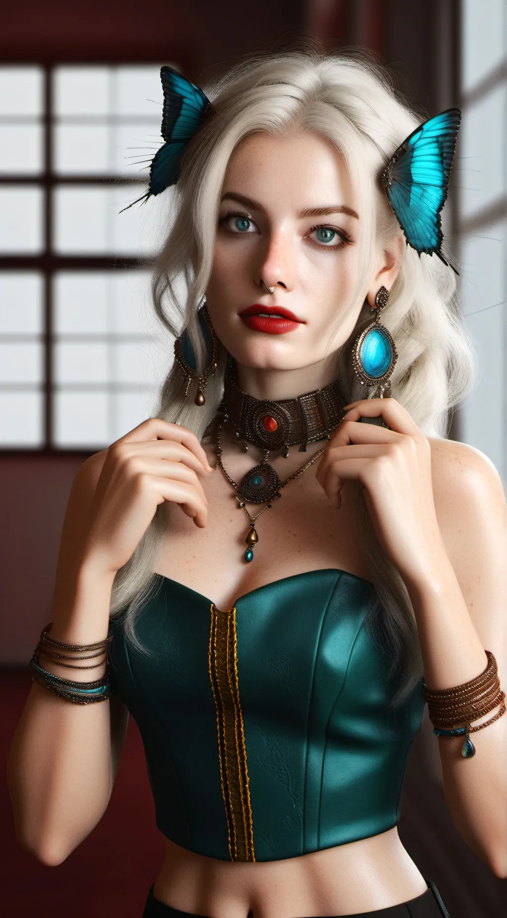 ai character: Лилия background