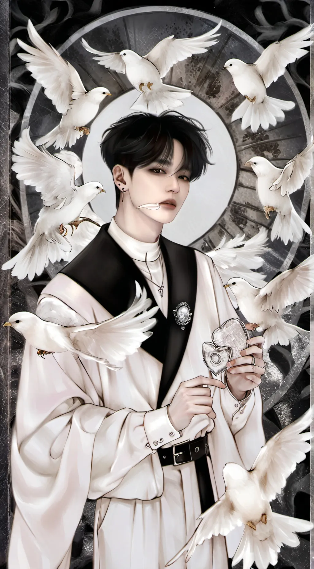 ai character: Hyunjin background