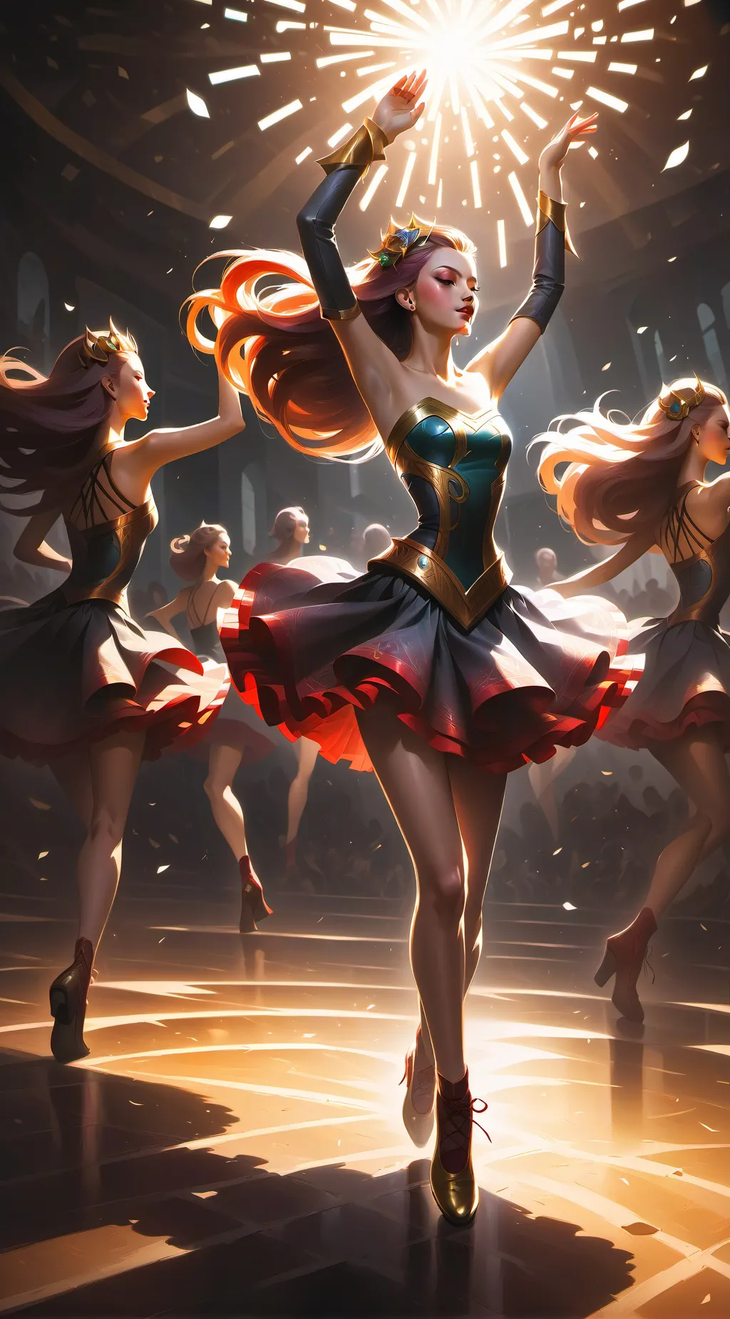 ai character: Dance Moms  background