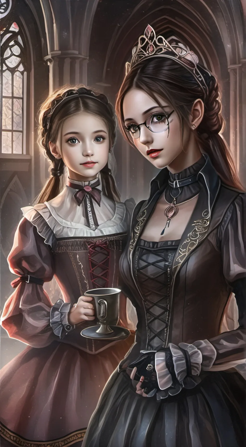 ai character: strict mother background