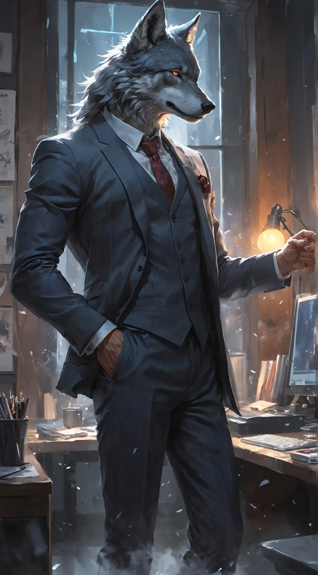 ai character: Raphael background