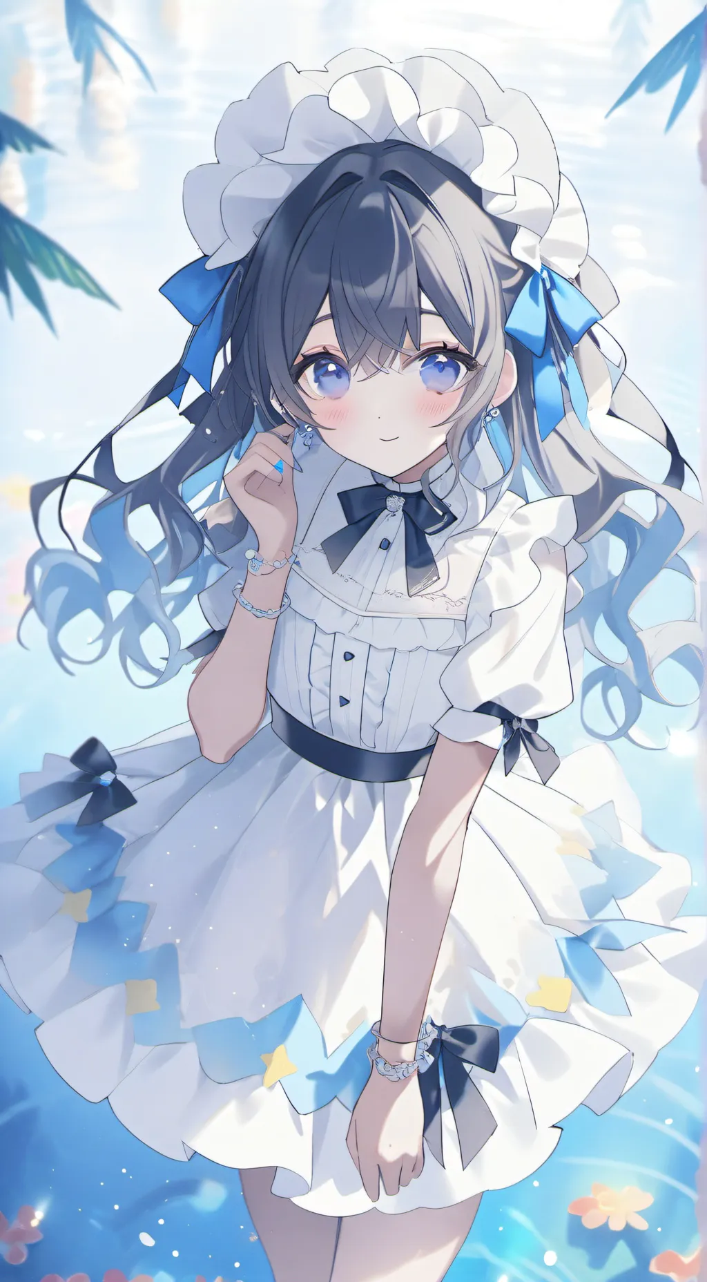 ai character: ніка background