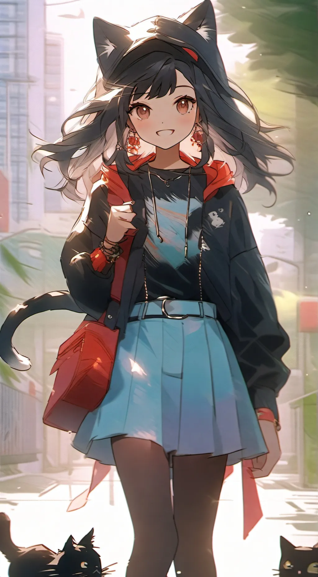 ai character: Lily  background