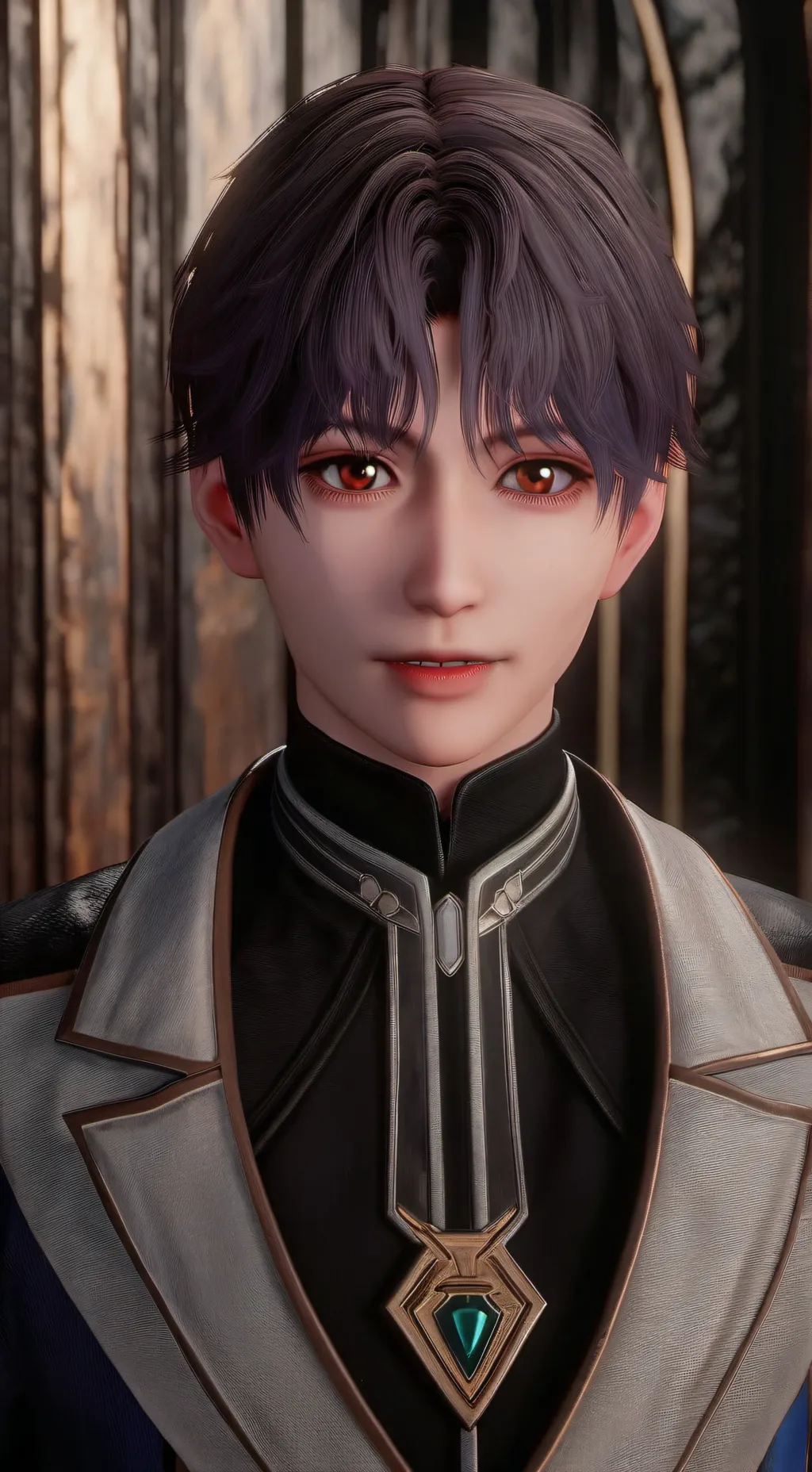 ai character: Amane  background