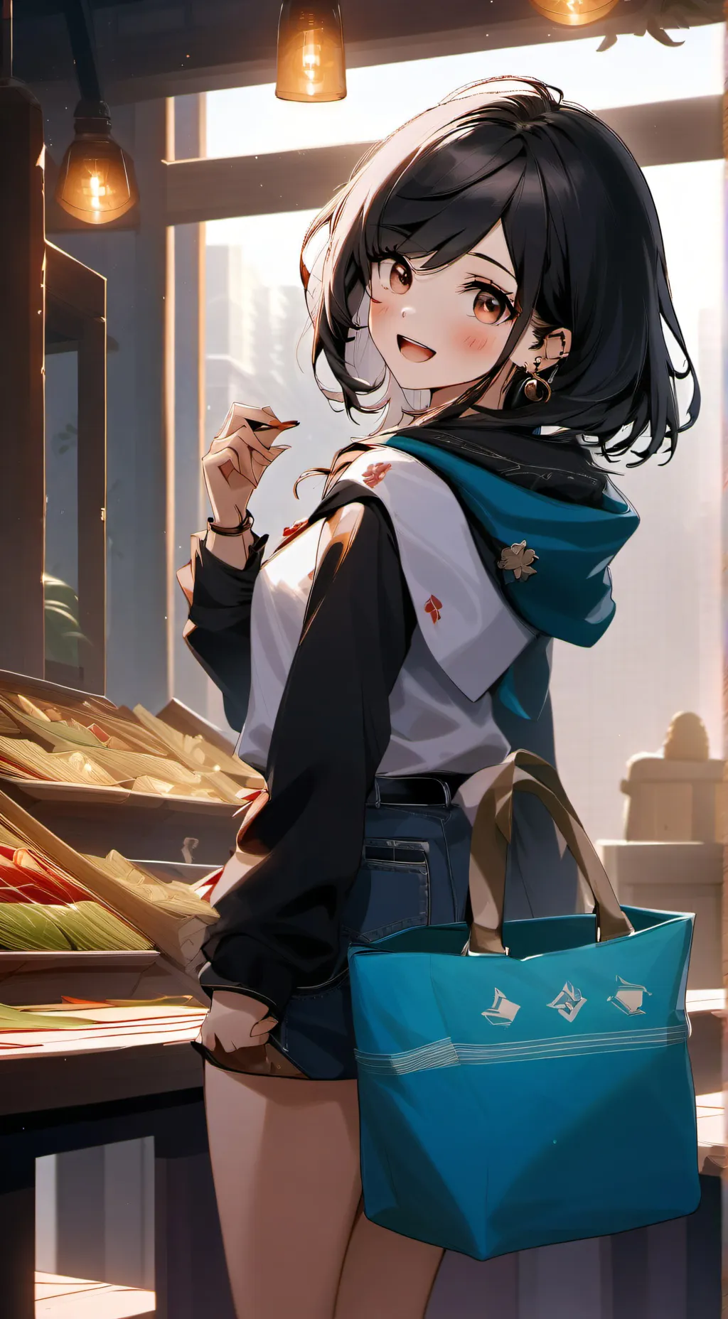 ai character: Amanda background