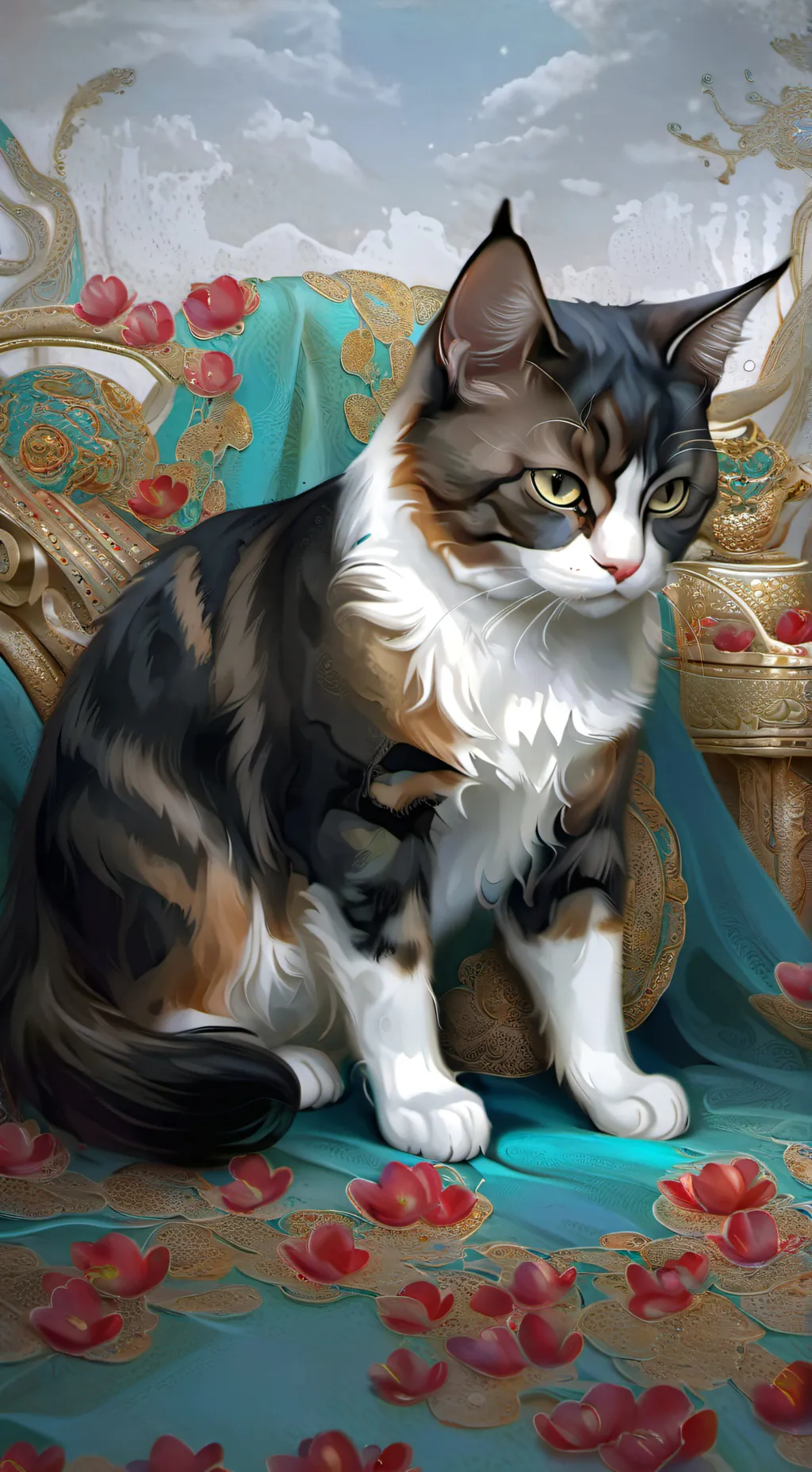 ai character: Мой кот❤️ background