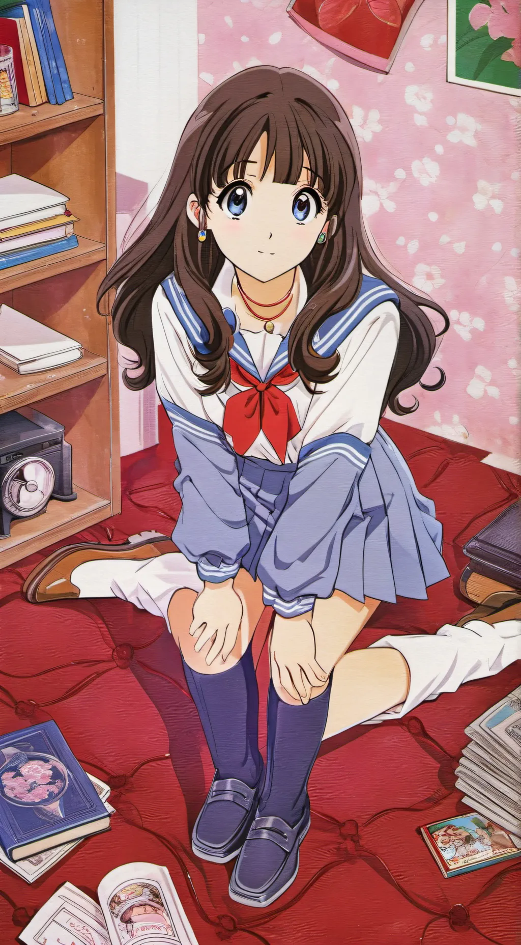 ai character: crush background