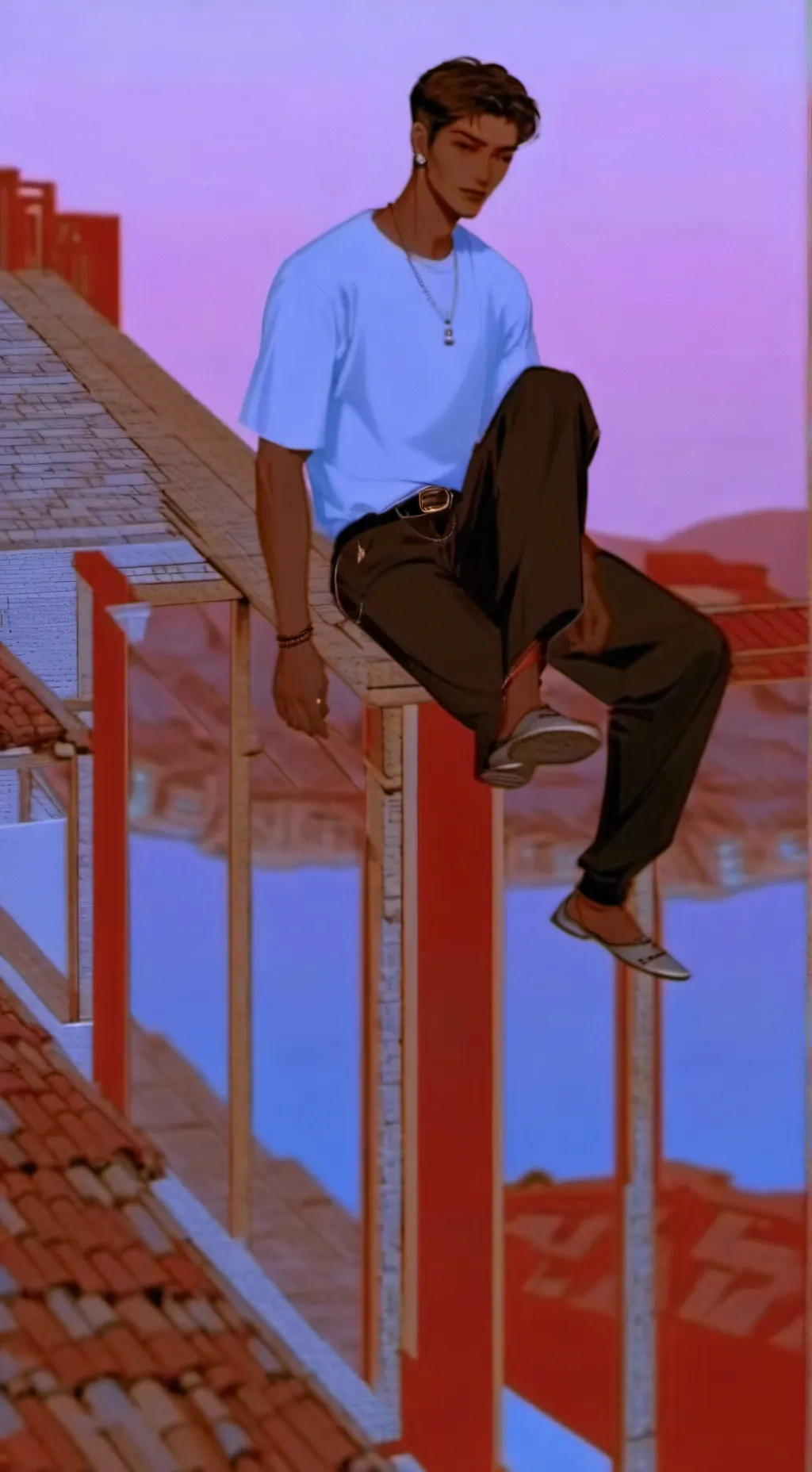 ai character: hola background