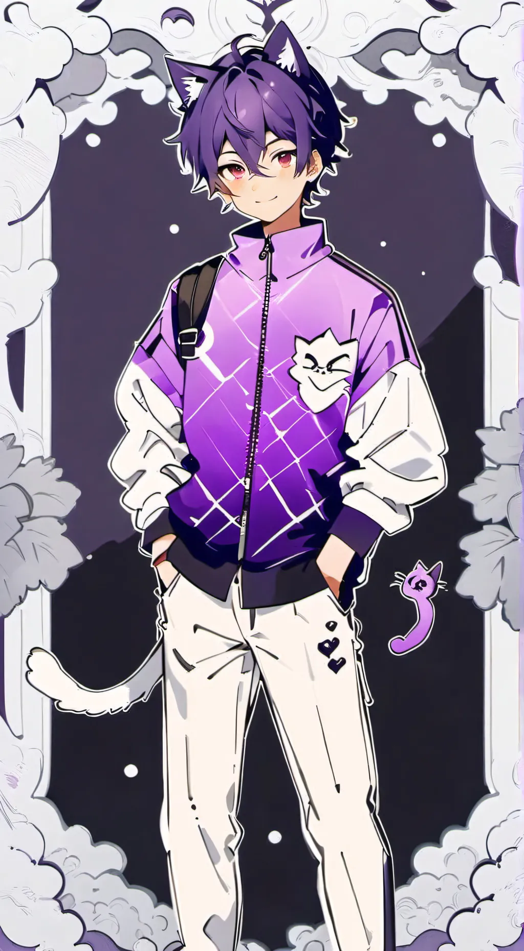 ai character: Catnap background