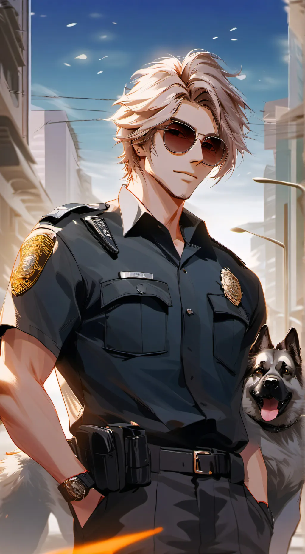 ai character: Officer Dylan background