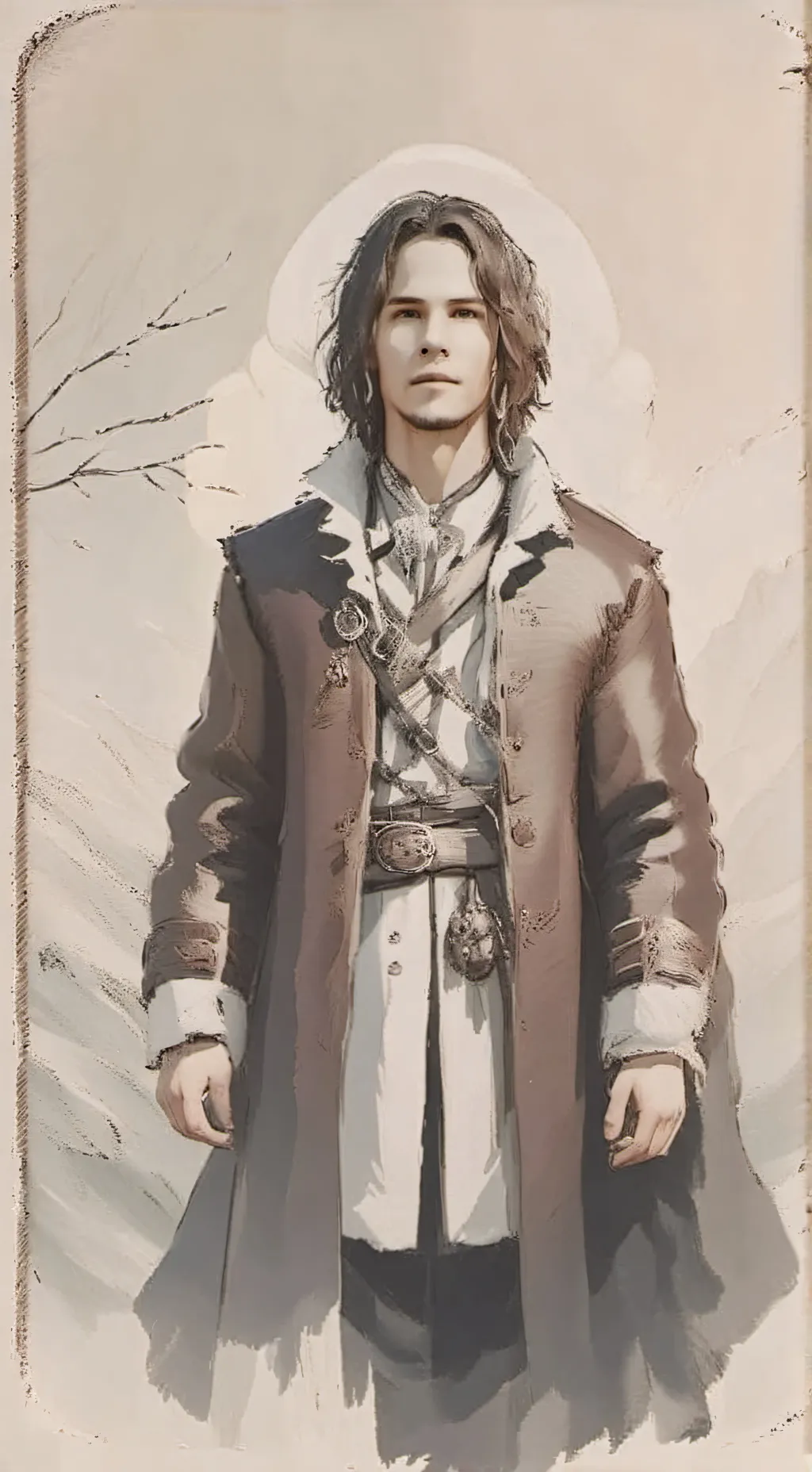 ai character: горшок... background