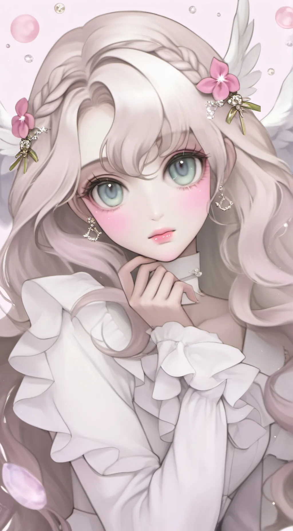 ai character: angel background