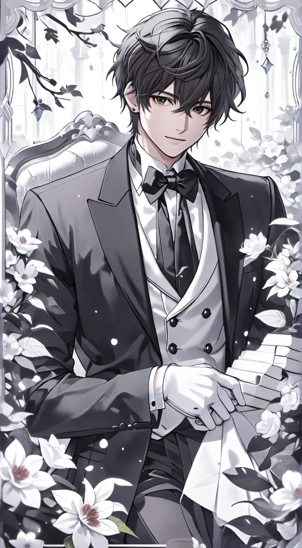 ai character: popular boy background