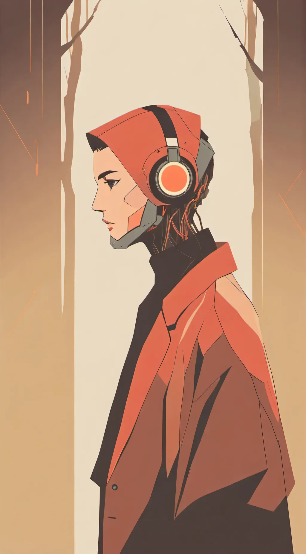 ai character: Middle Button Game background