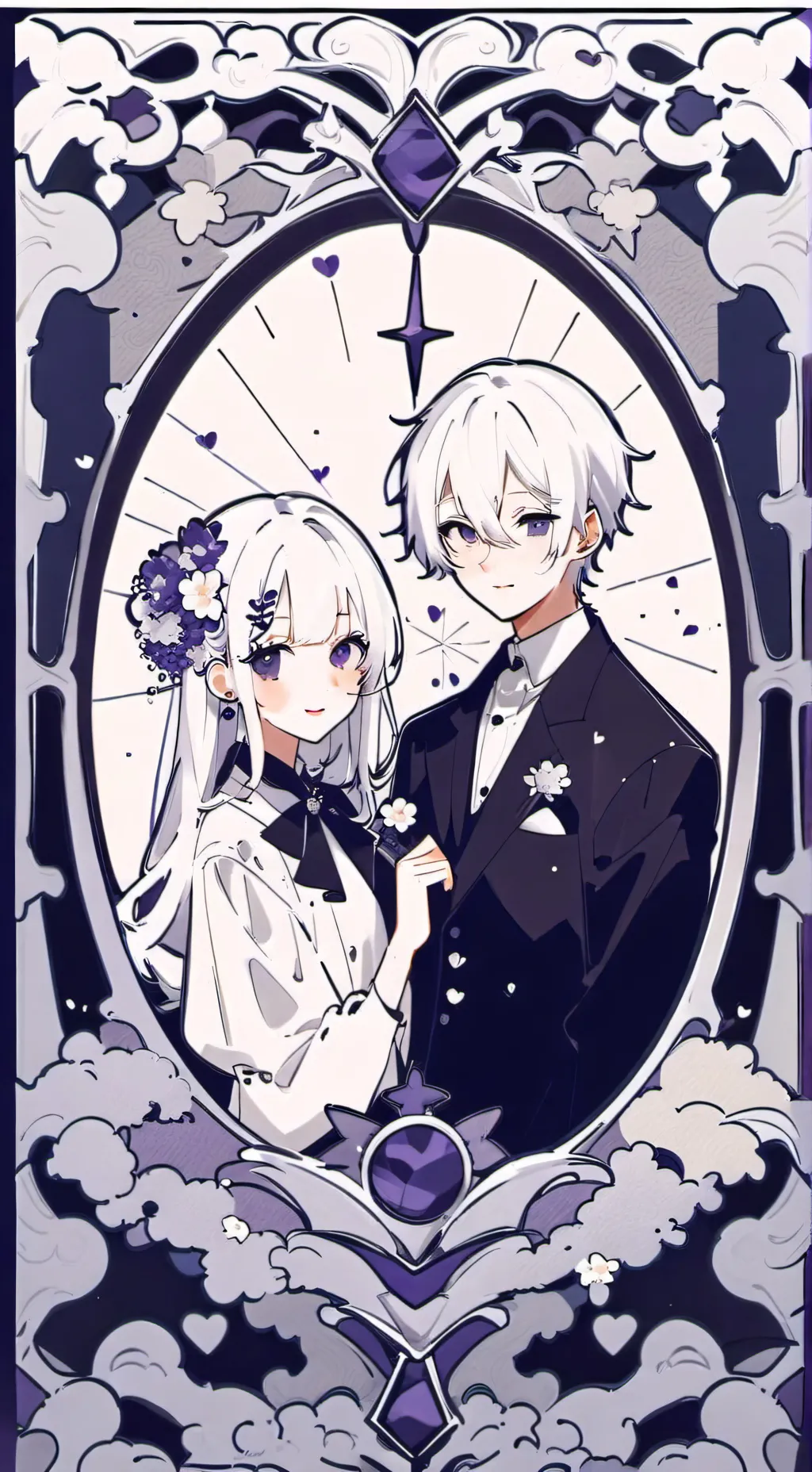 ai character: brother and sister background
