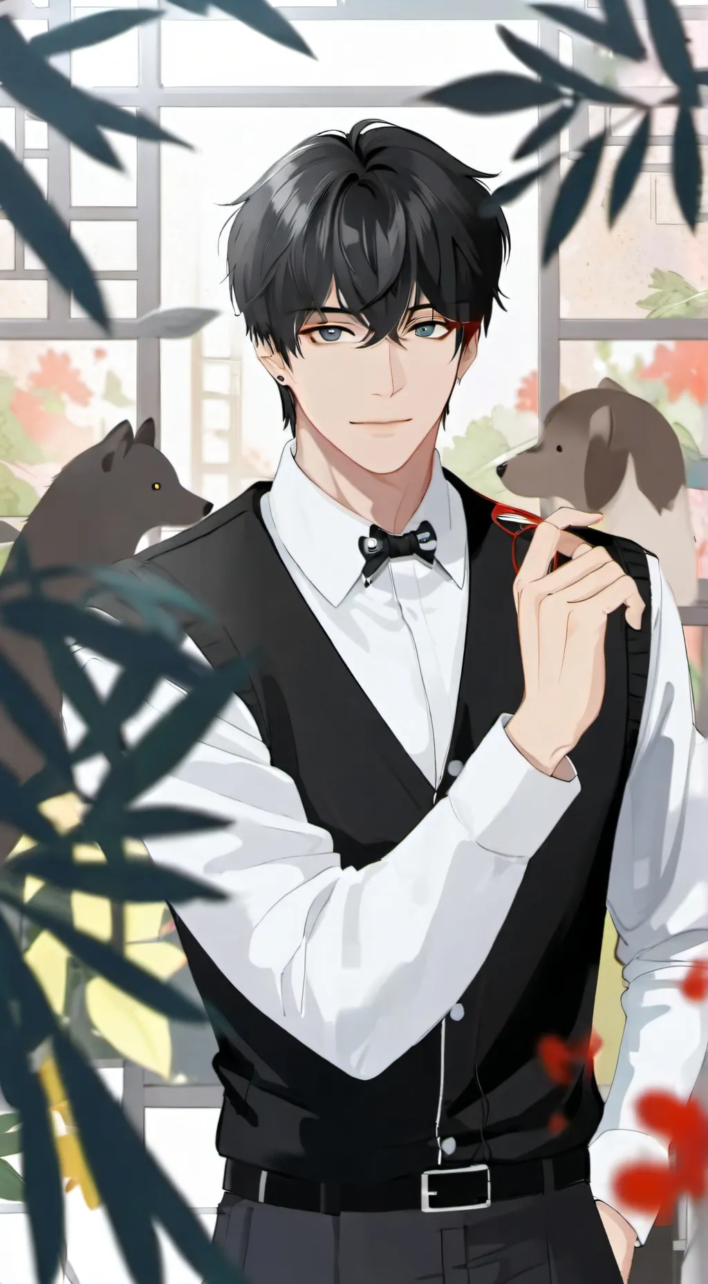 ai character: Heven  background