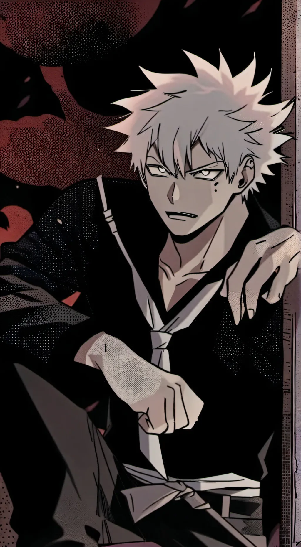 ai character: Bakugo the obsees background