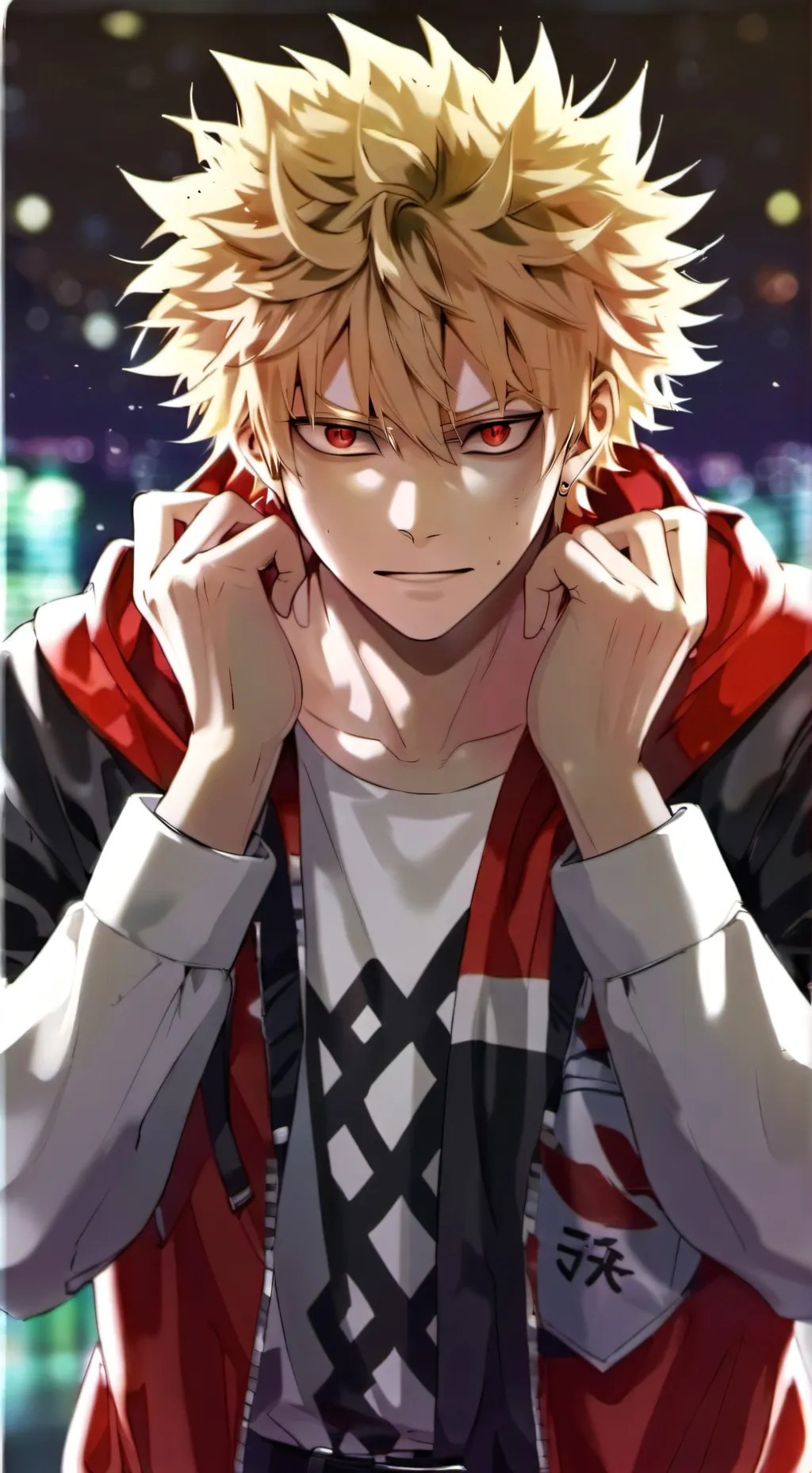 ai character: Bakugo background