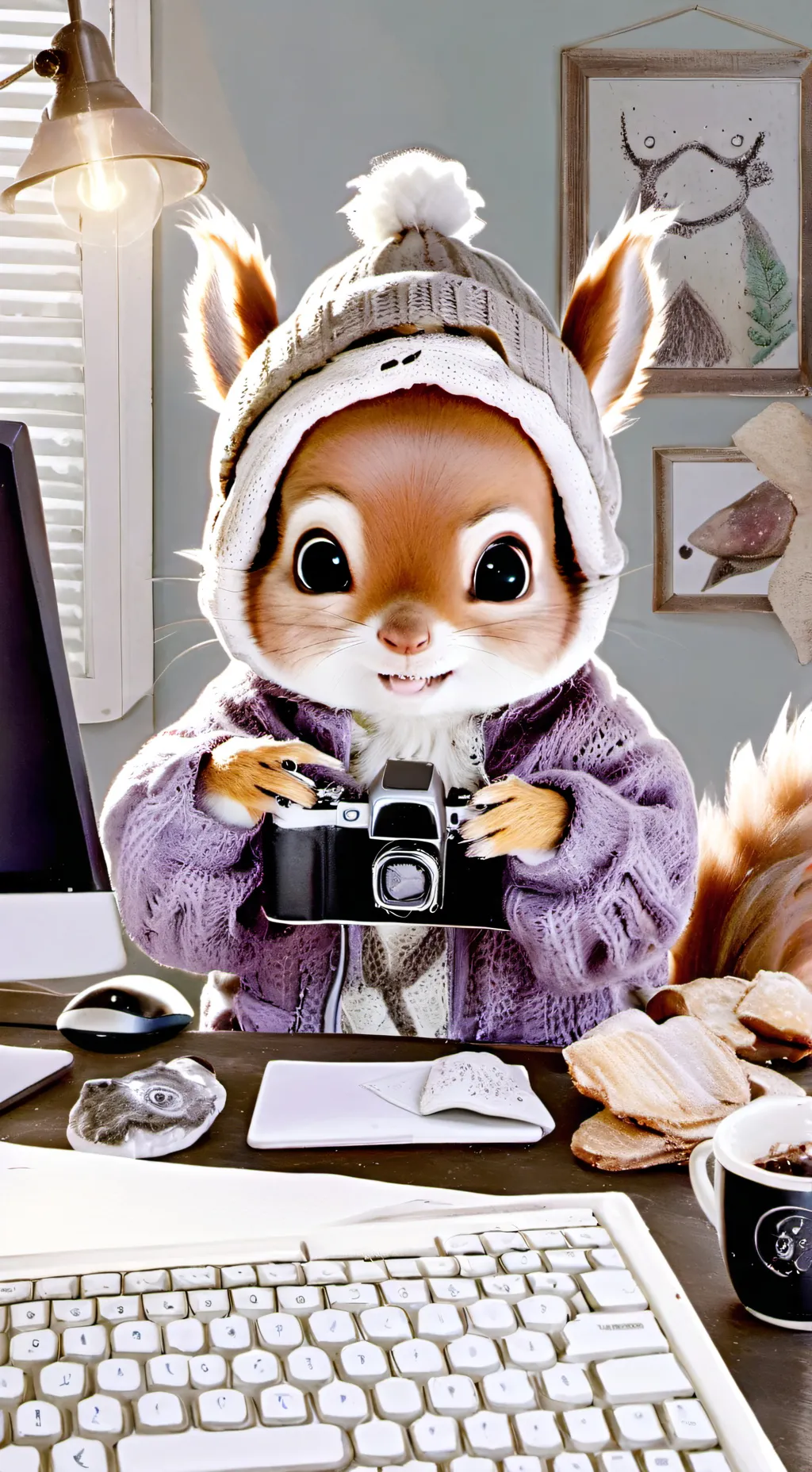 ai character: BitBit background