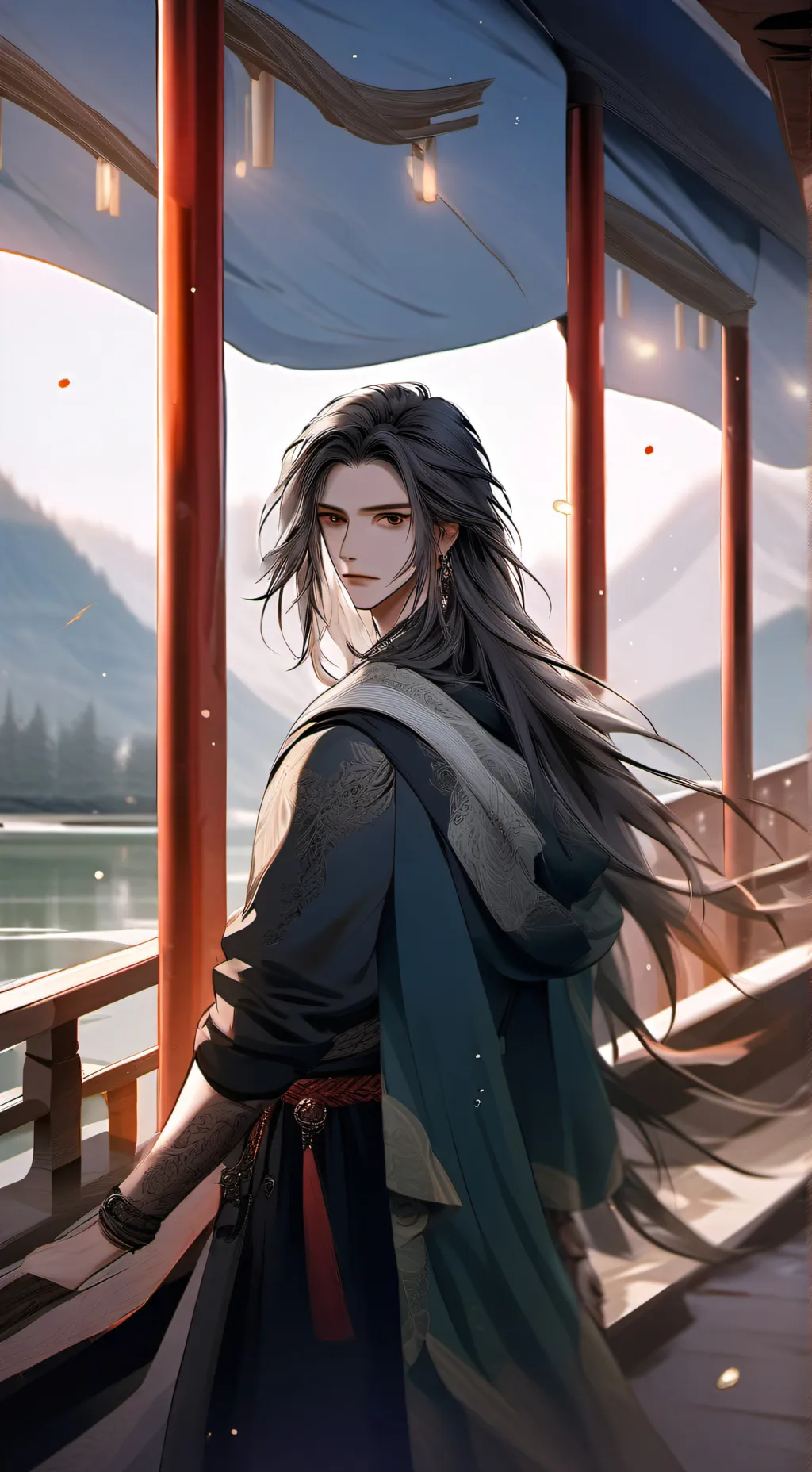 ai character: Макс background