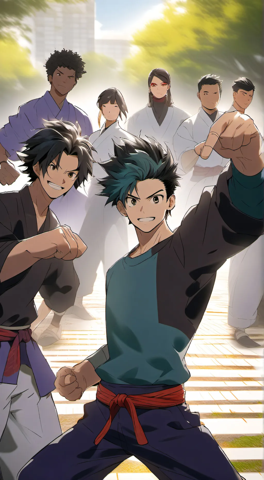 ai character: Mha  background